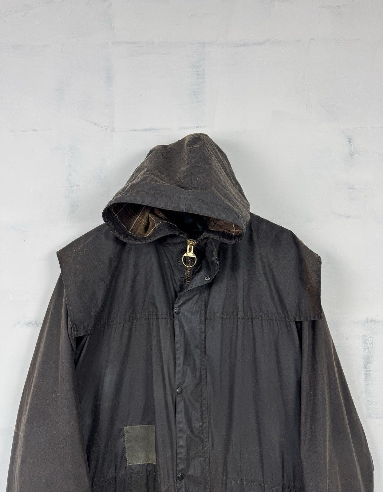 Barbour Barbour Vintage Classic Durham Wax Waxed Jacket Size C40 Size US L / EU 52-54 / 3 - 4 Thumbnail