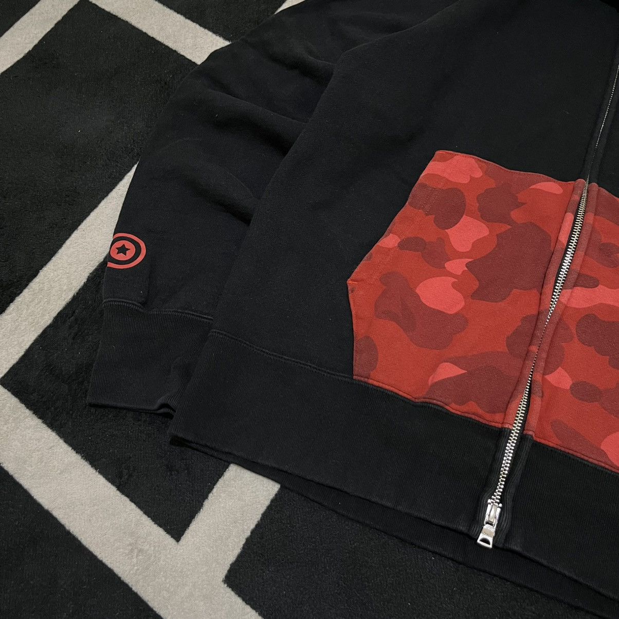 Bape NEED GONE🔥Bape 20th Anniversary Red Camo Shark Zip Up Hoodie Size US L / EU 52-54 / 3 - 8 Thumbnail