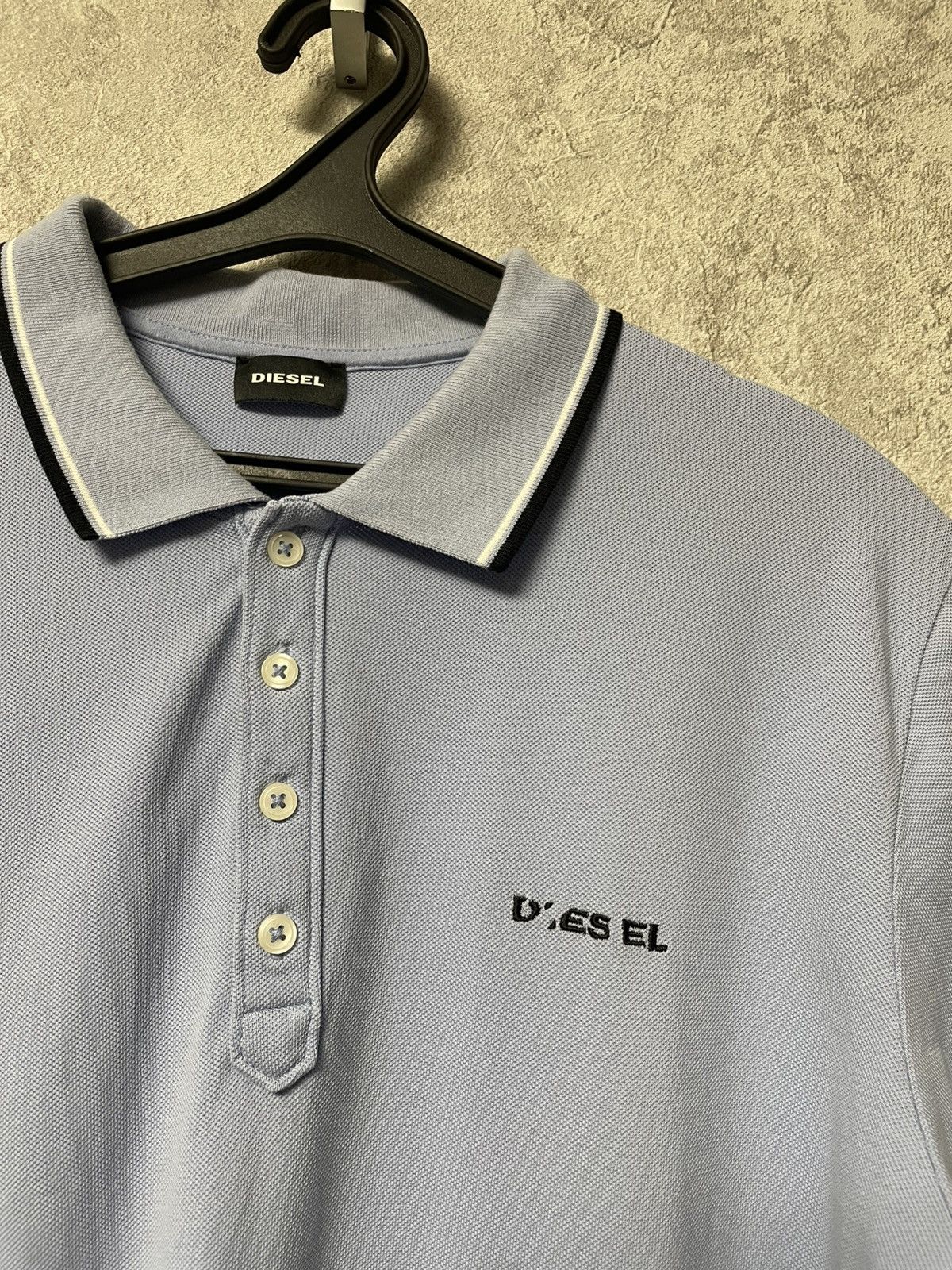 Diesel Diesel Blue Polo Shirt Y2K Size US XL / EU 56 / 4 - 6 Thumbnail