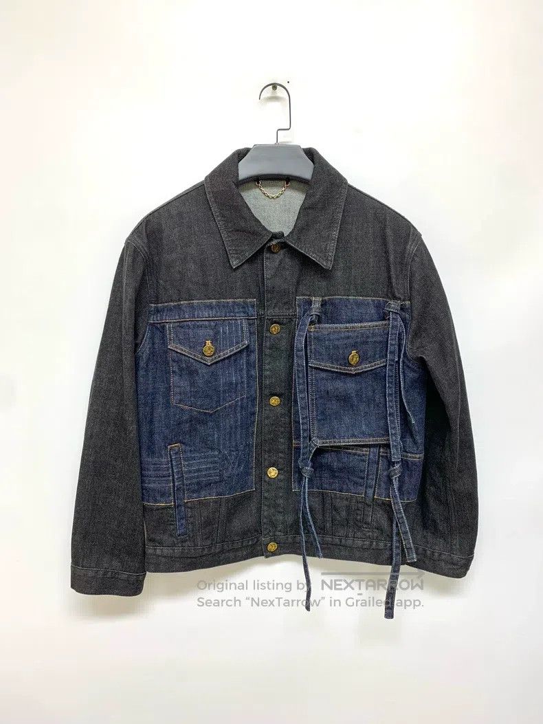 Louis Vuitton Louis Vuitton Big Pocket Kunlun Mountain Bagged Denim Jack Size US S / EU 44-46 / 1 - 1 Thumbnail