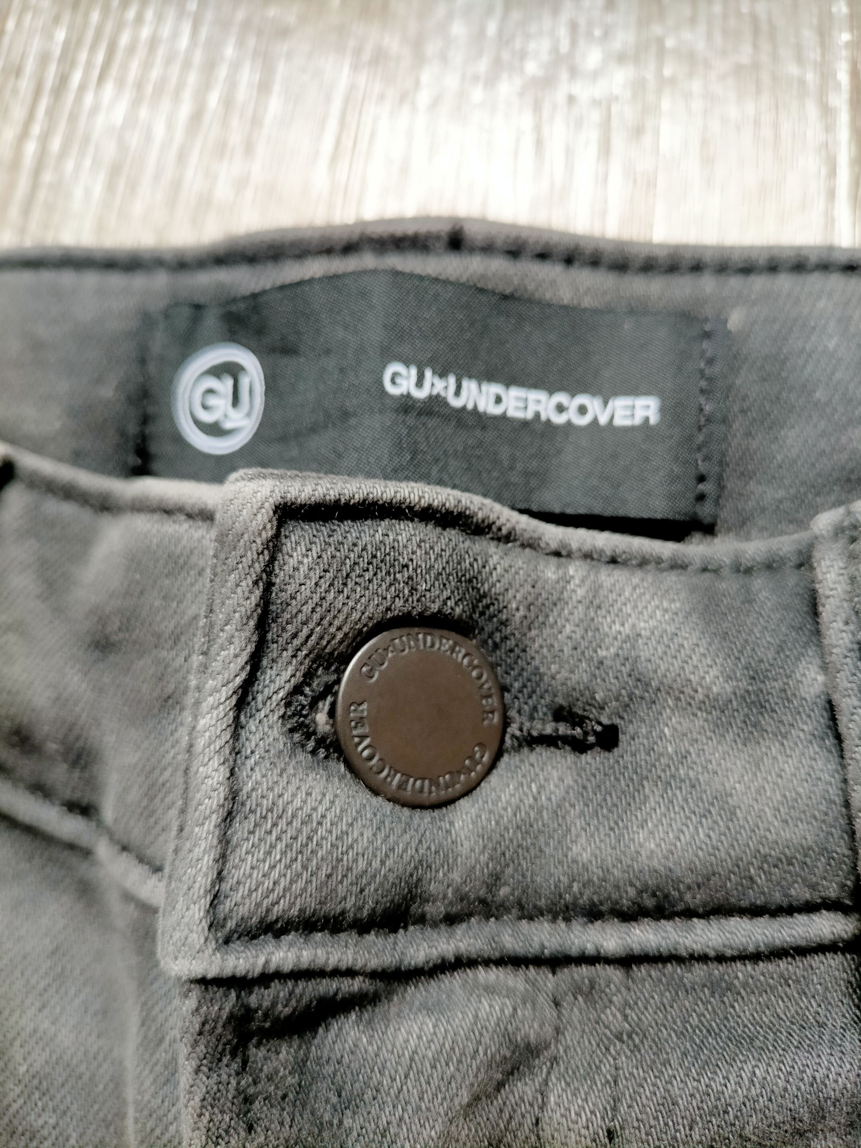 GU × Undercover Gu x Undercover Stretch Black Denim Size US 29 - 20 Thumbnail
