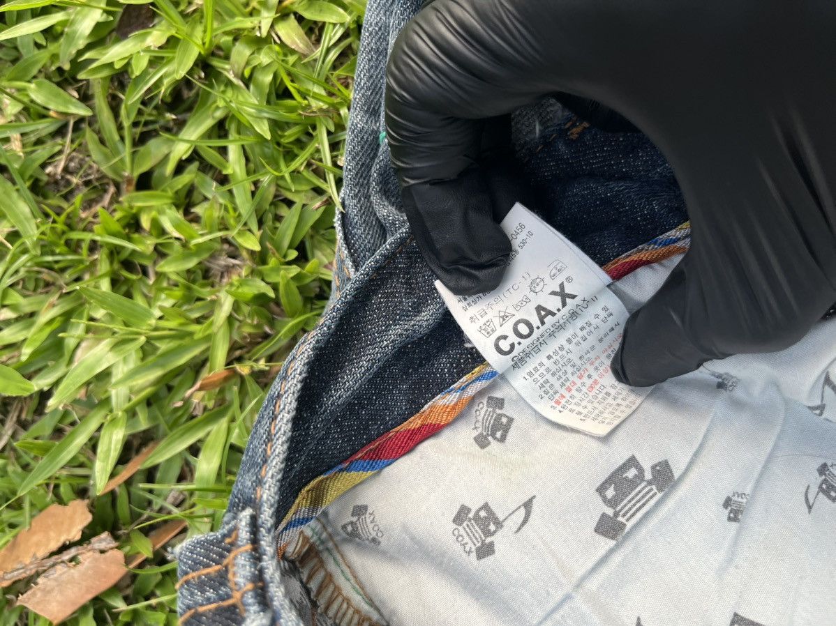 Japanese Brand Coax Racing Jeans Japanese Isfixwasnine Y2K Style Vintage Size US 34 / EU 50 - 7 Thumbnail