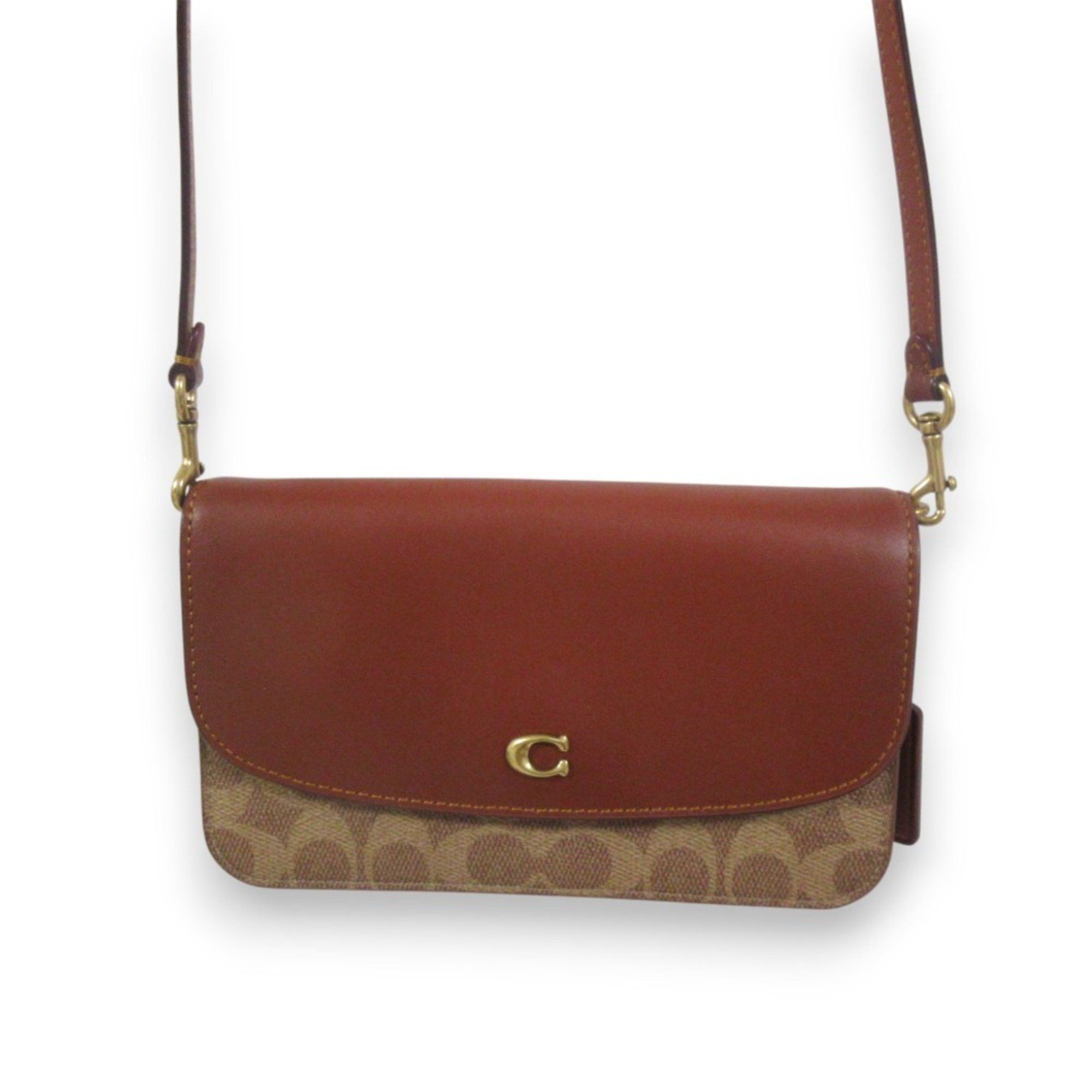Coach Hayden Signature Leather Crossbody Bag Shoulder C5362 Brown Women's