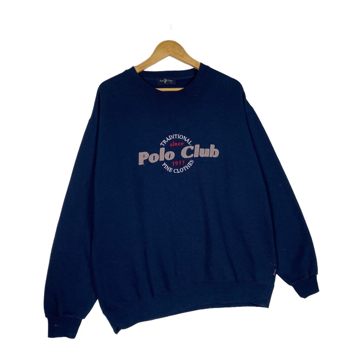 Japanese Brand Polo Club vintage big logo sweatshirt Size US L / EU 52-54 / 3 - 3 Thumbnail