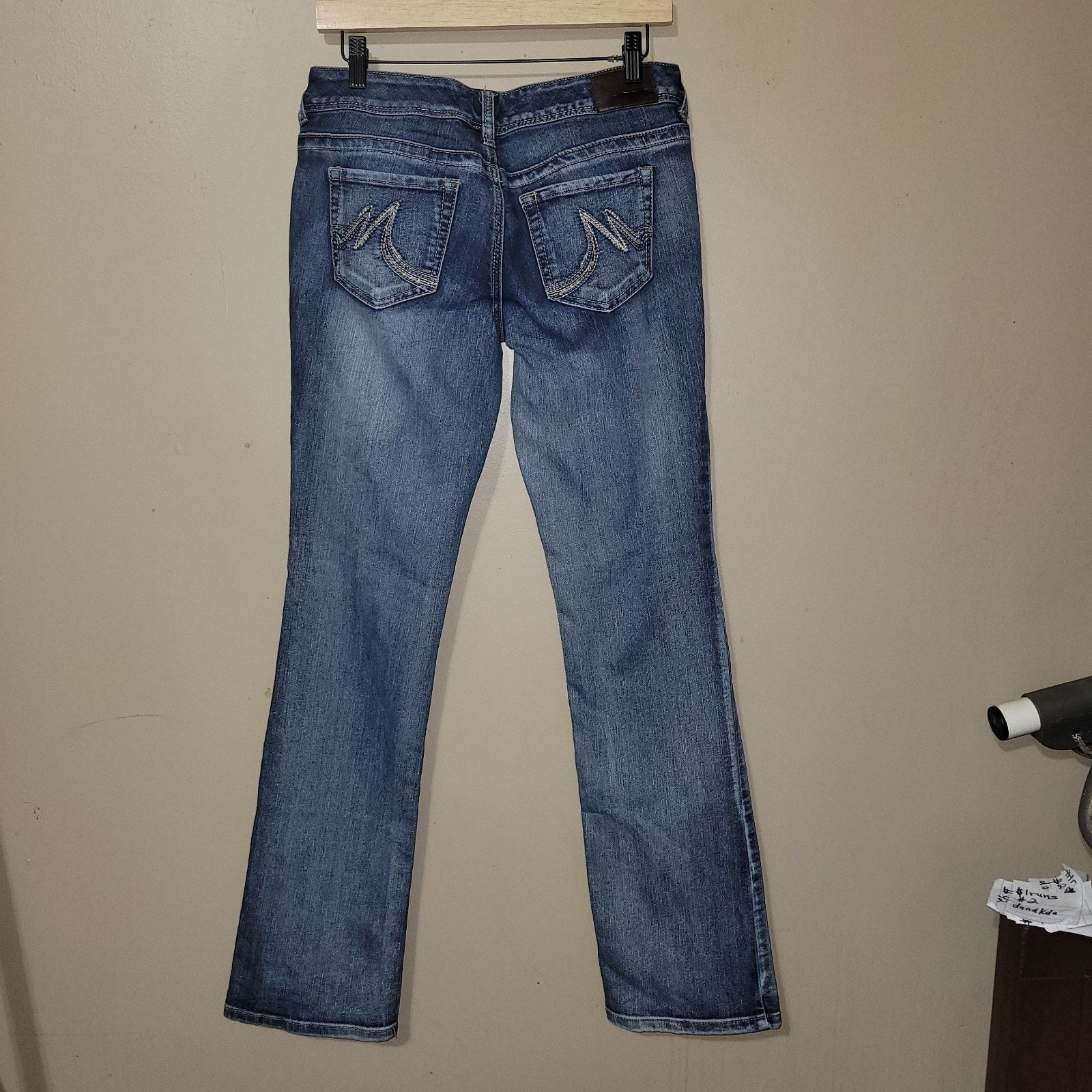 &Daughter Maurices Bootcut Jeans Women 7/8 Regular Blue Denim Zip Size 30" / US 8 / IT 44 - 6 Thumbnail