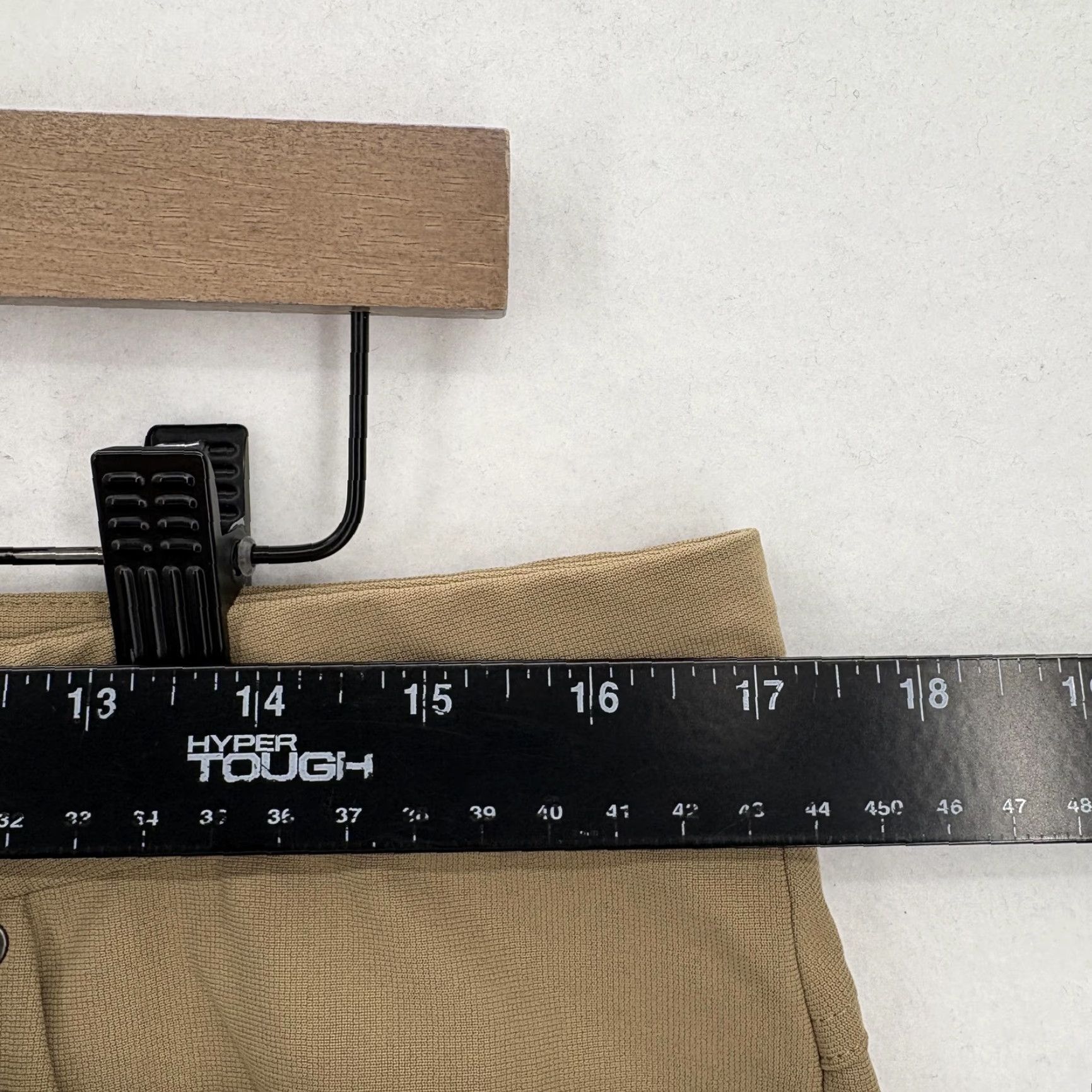 Vintage VRST Limitless Performance Athletic Fit 5 Pocket Pants Mens 34x28 Khaki Stretch Size US 34 / EU 50 - 7 Thumbnail
