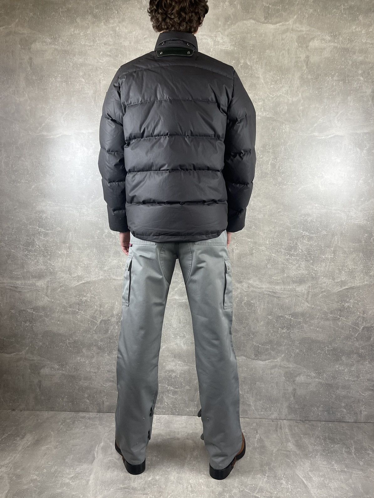 Diesel Archives Rare Diesel Y2K Gray Real Down Puffer Jacket Size US L / EU 52-54 / 3 - 8 Thumbnail