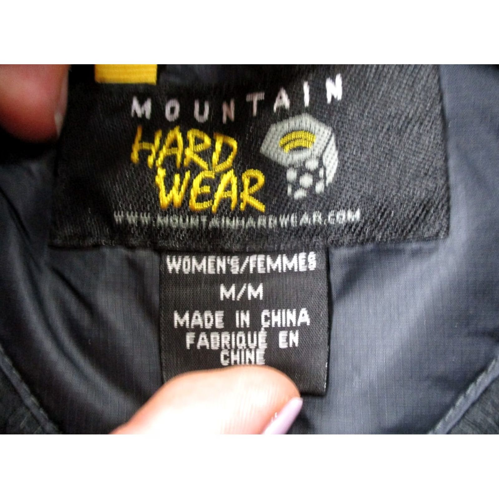 The Mountain Mountain Mountain Hard Wear Jacket Womens M Black Down Hooded Parka Puffer Casual Wind-Resistant Zip Pockets Lining Nylon Front Zip Hoodie Womens Size M / US 6-8 / IT 42-44 - 6 Thumbnail