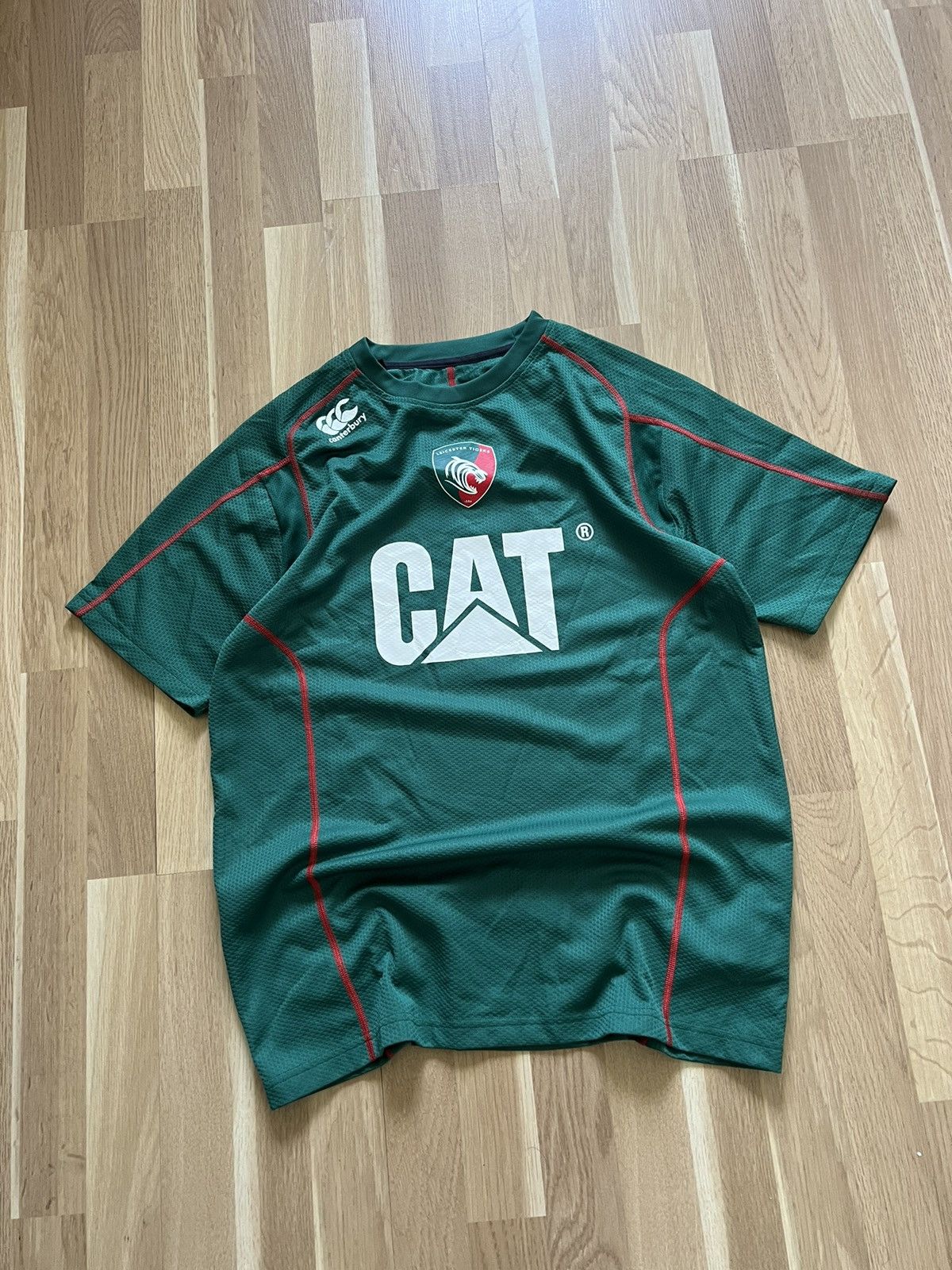 Vintage Leicester tiger football rugby jersey cat conterbury Size US M / EU 48-50 / 2 - 3 Thumbnail