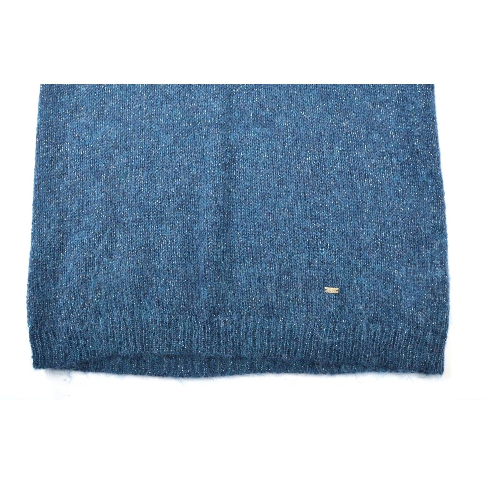 Escada Escada Sport Sandrine Storm High Neck Mohair Wool Sweater S Blue Womens 90s Fashion Tunic 5003104 Size S / US 4 / IT 40 - 4 Thumbnail