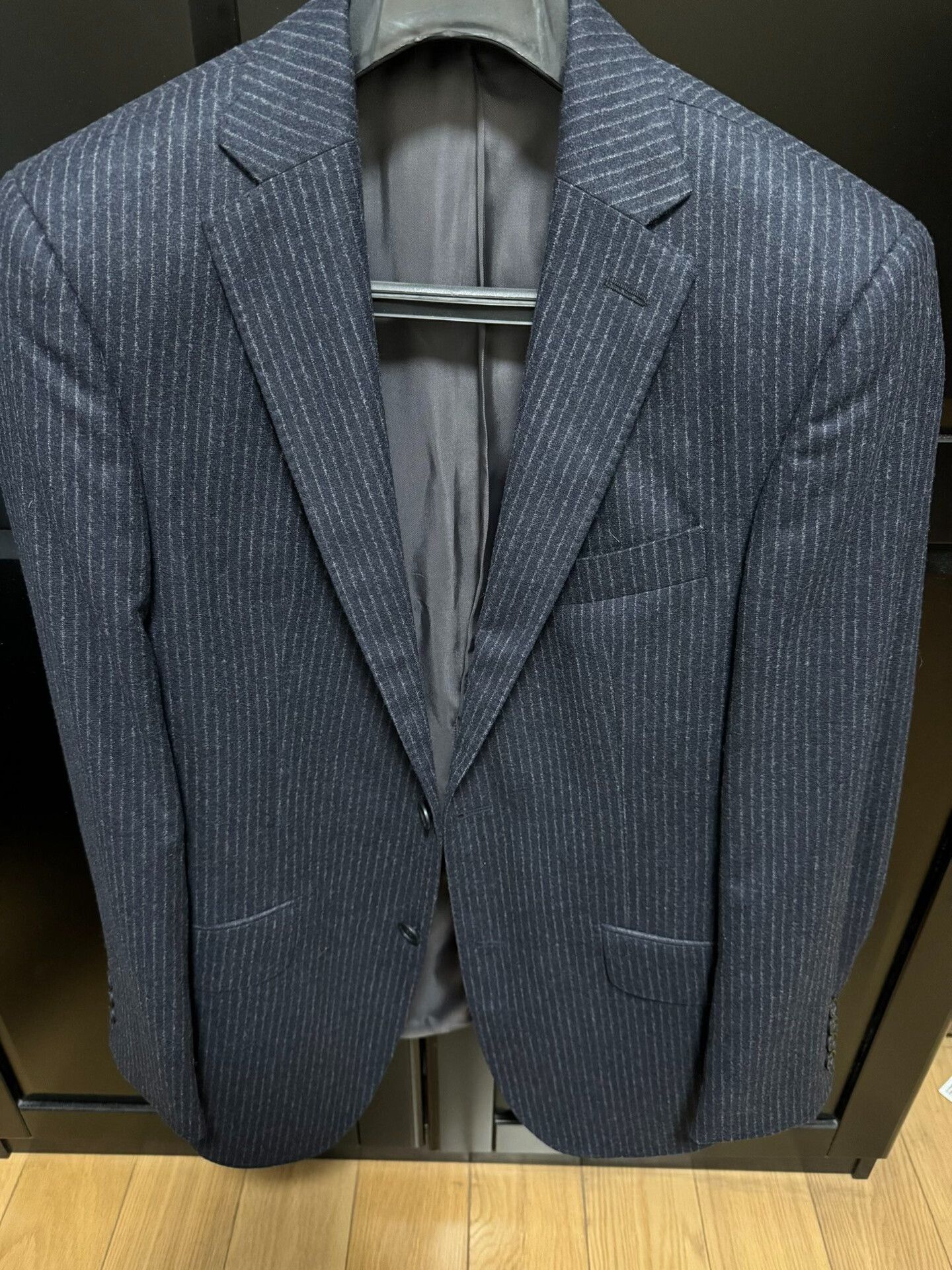 Timothy Everest Navy Chalk Stripe Suit by Timothy Everest Size US M / EU 48-50 / 2 - 1 Thumbnail