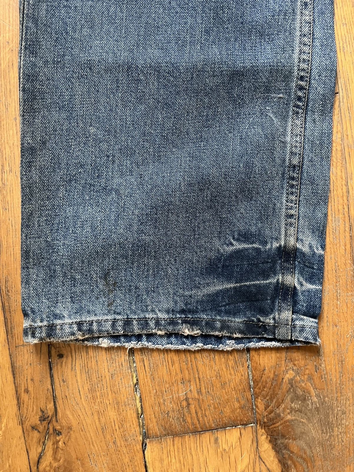 Rick Owens Rick Owens SLAB 2001 Mud Washed Denim Size US 27 - 9 Thumbnail