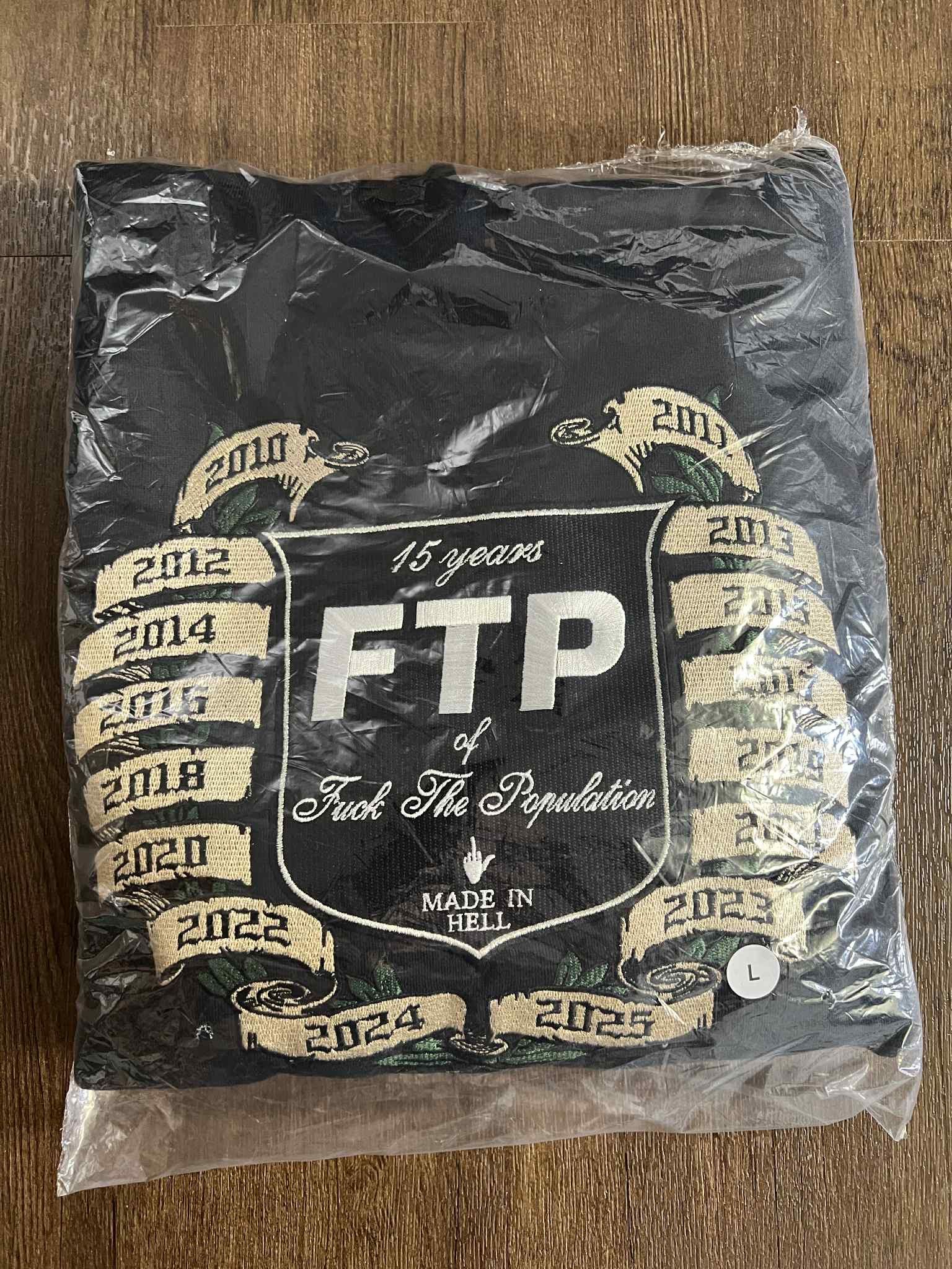 Fuck The Population FTP 15 Year Anniversary Hoodie Size US L / EU 52-54 / 3 - 1 Thumbnail