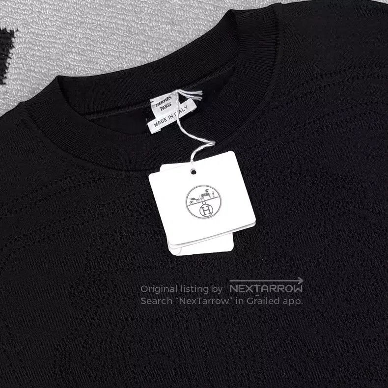 Hermes Hermes Black Round Neck Knit Vest Size XS / US 0-2 / IT 36-38 - 6 Thumbnail