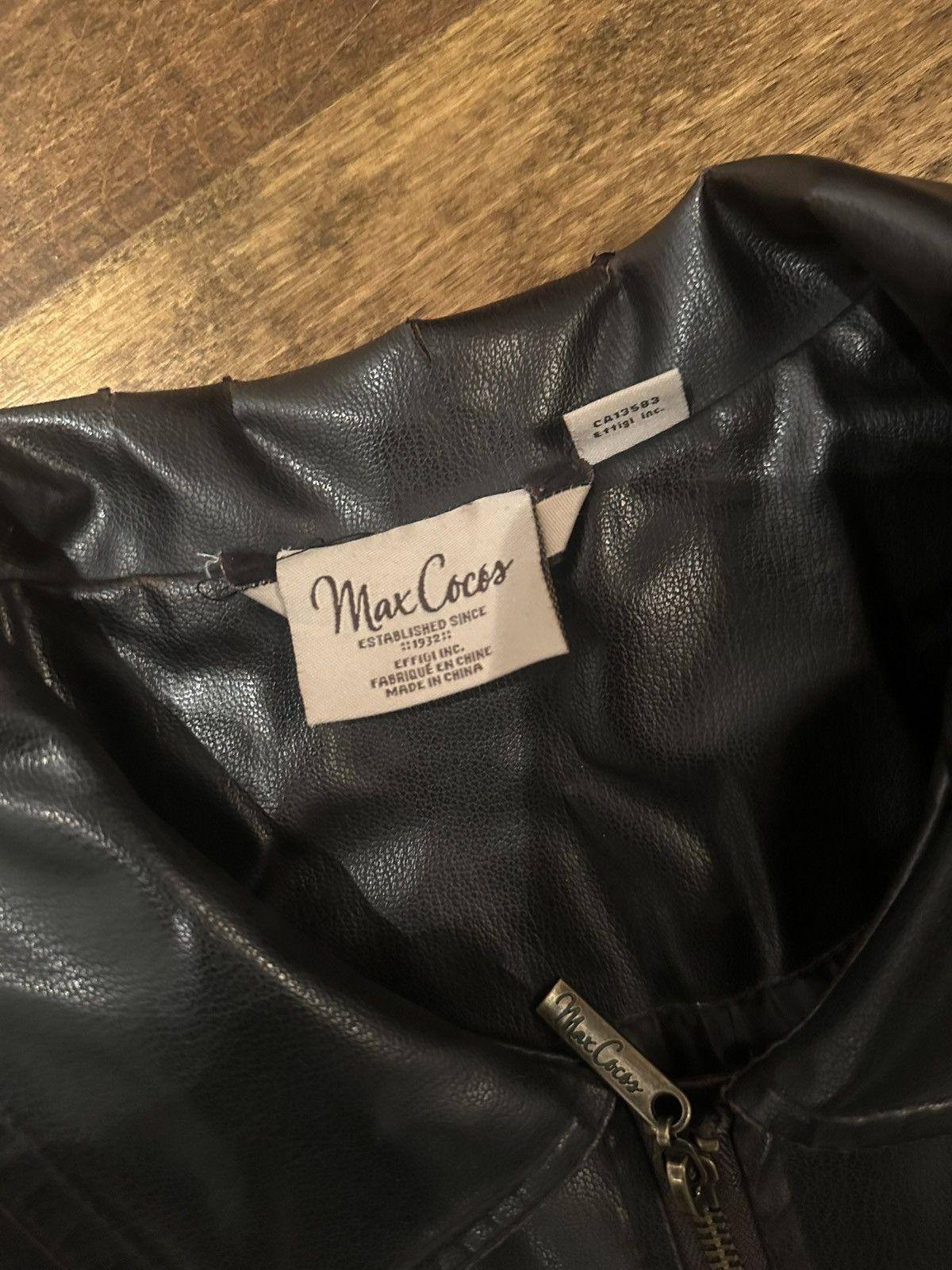 Vintage Max Coco’s Medium Leather Jacket Size US M / EU 48-50 / 2 - 4 Thumbnail