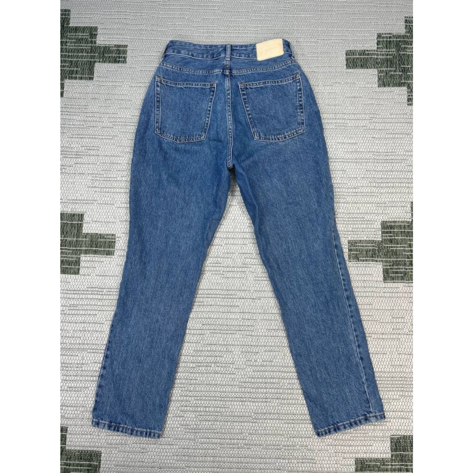 Everlane Everlane The Curvy 90s Cheeky Straight Crop Jeans Womens 26 Blue High Rise 24x26 Size 26" / US 2 / IT 38 - 2 Thumbnail