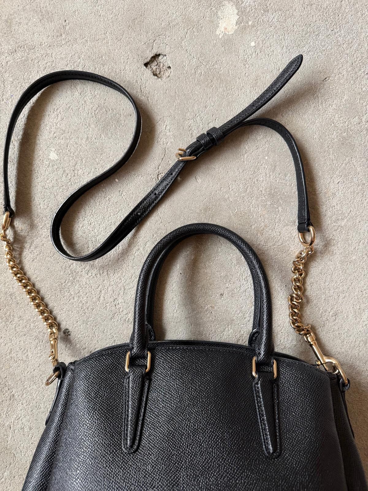 Coach Coach 2Way Mini Sage Carryall Shoulder Bag Black Size ONE SIZE - 8 Thumbnail