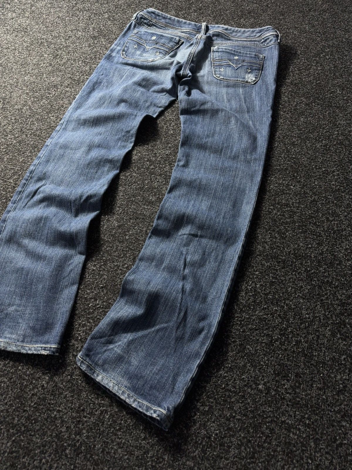 Diesel × If Six Was Nine × Vintage Vintage 90s Y2K Diesel Industry Wash Faded Italy Jeans pants Size US 31 - 10 Thumbnail