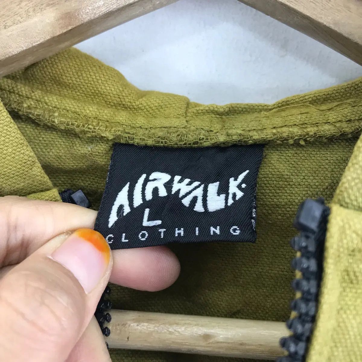 Airwalk Vtg 90’ AIRWALK CLOTHING SKATEBOARD Core Jacket Hoodie Size US L / EU 52-54 / 3 - 3 Thumbnail