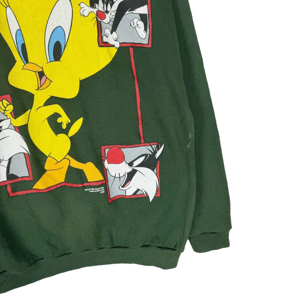 Cartoon Network ❄️90s WARNER BROS LOONEY TUNES SWEATSHIRT CREWNECK Size US L / EU 52-54 / 3 - 4 Thumbnail