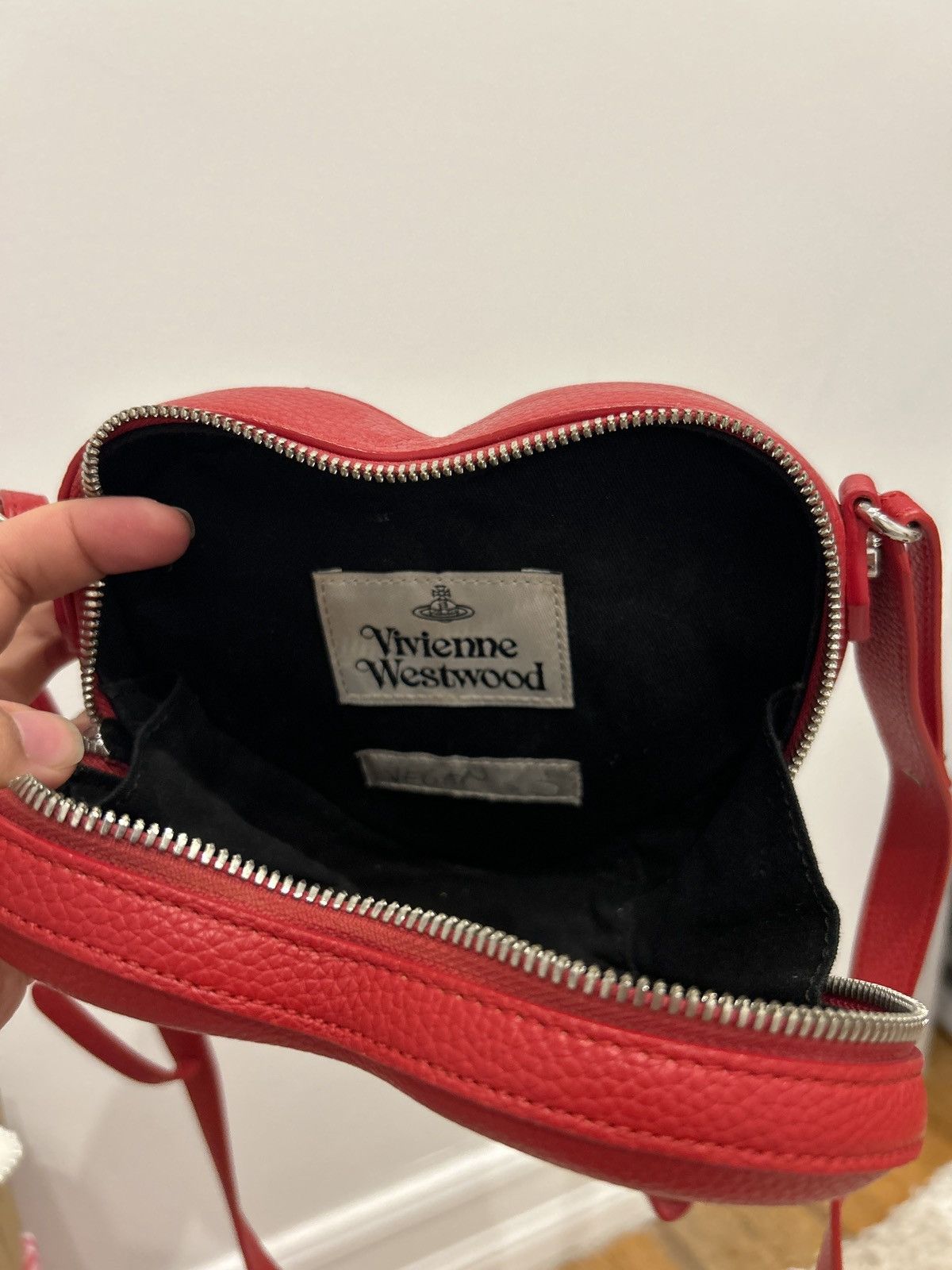 Vivienne Westwood Vivienne Westwood red leather crossbody bag Size ONE SIZE - 2 Thumbnail