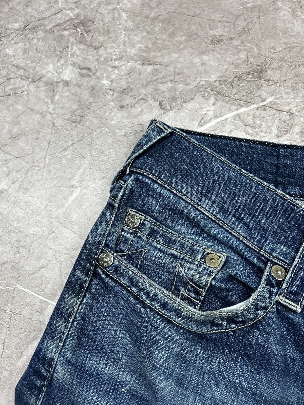 True Religion × Vintage True Religion Jeans Rare Y2K Streetwear Size US 34 / EU 50 - 8 Thumbnail