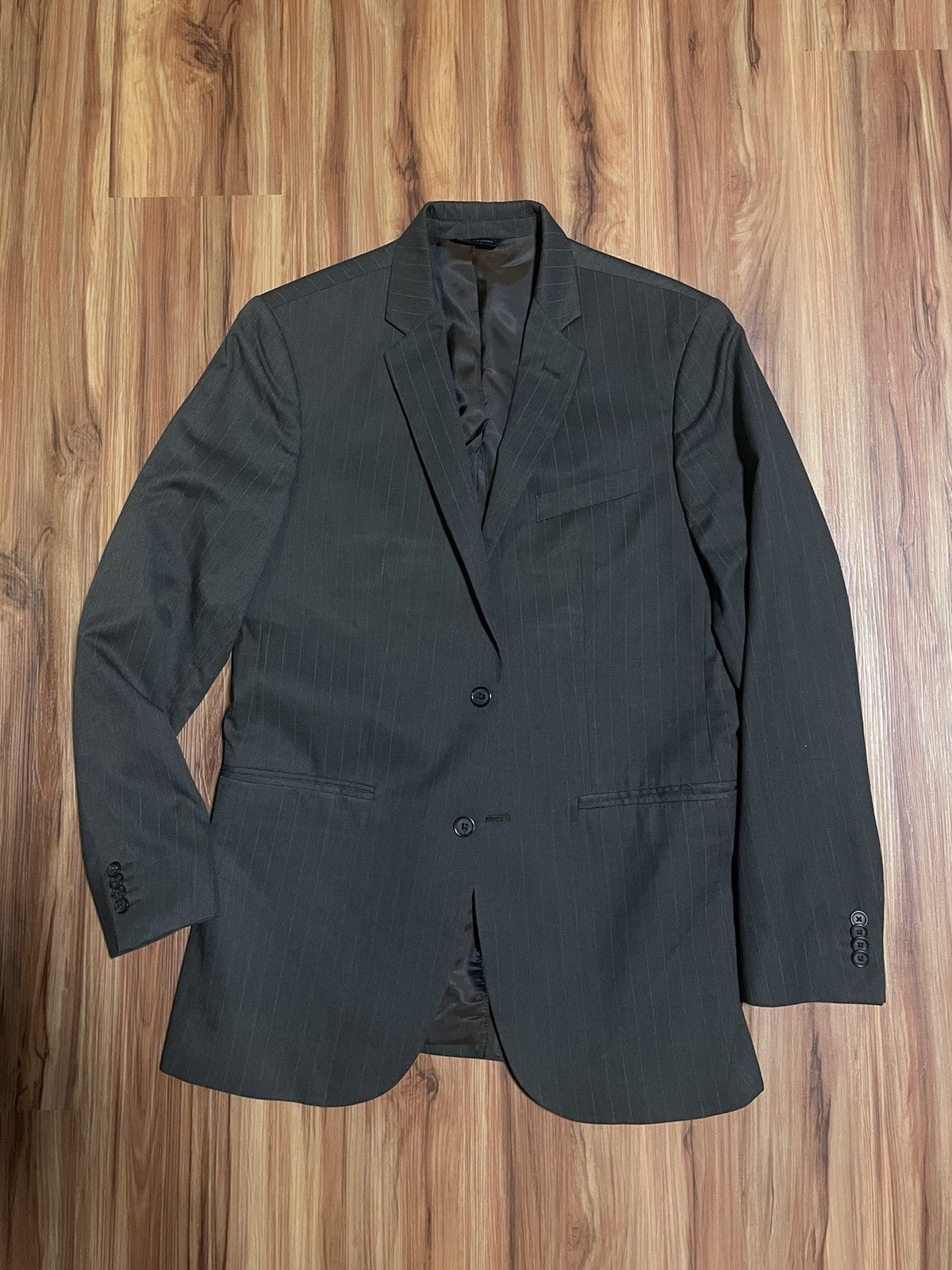 Banana Republic Brown pinstripe suit Size 42L - 1 Thumbnail