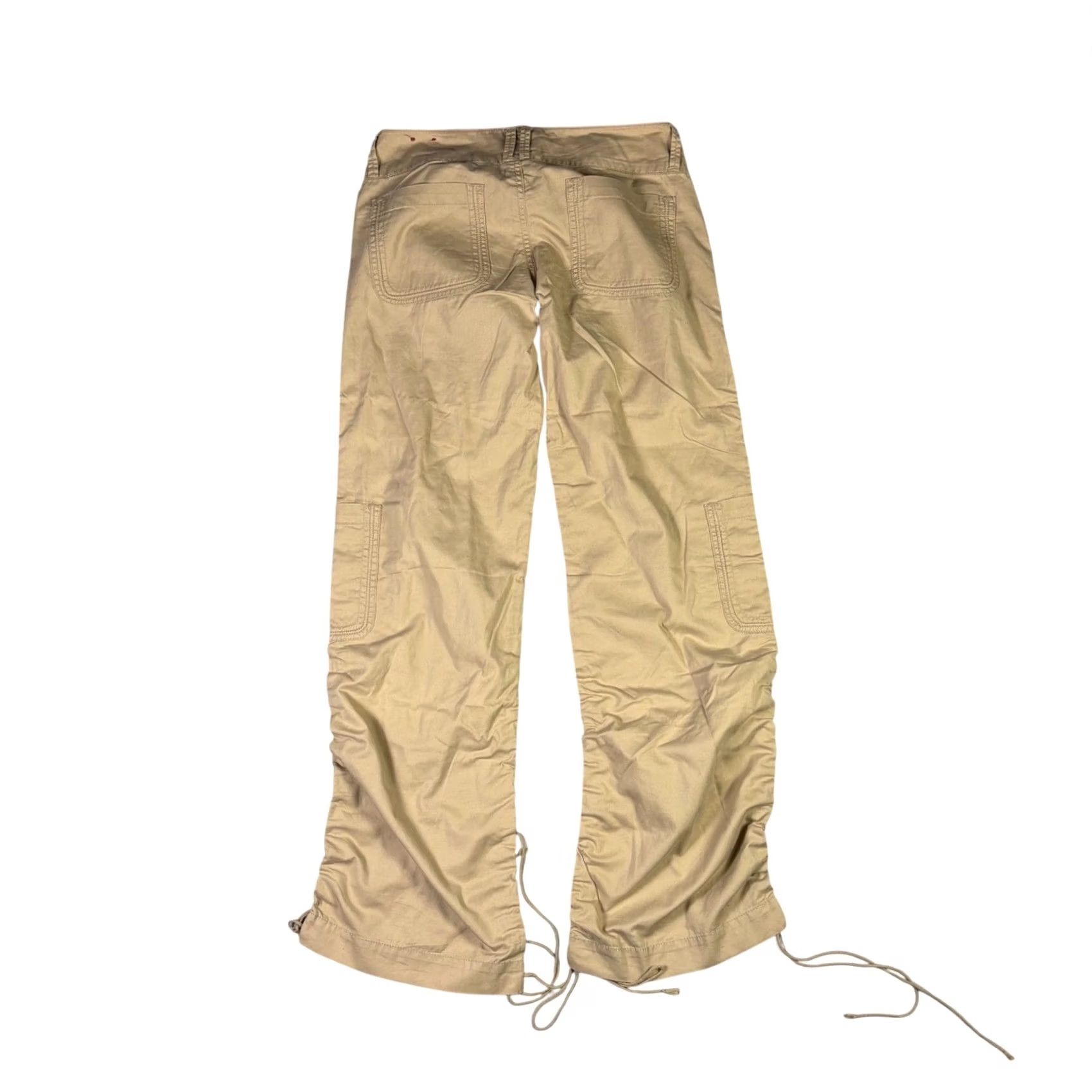 Vintage VINTAGE Fire Jeans Taryn Cargo Pants Women Tan Drawstring Ruched Leg Size 1 Modernized for Search Size 25" / US 0 / IT 36 - 2 Thumbnail
