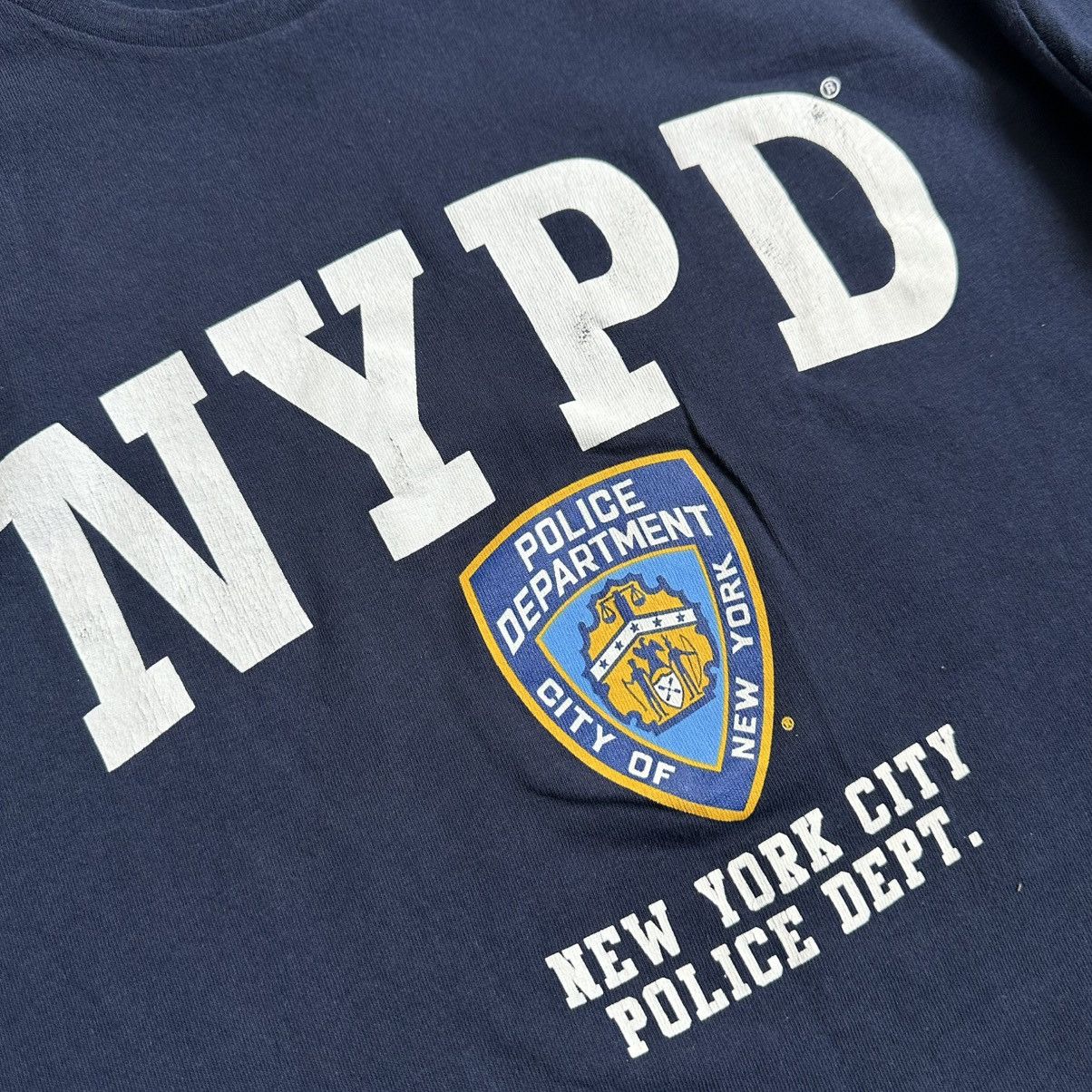Vintage Vintage Y2K NYPD Tee Size US L / EU 52-54 / 3 - 3 Thumbnail