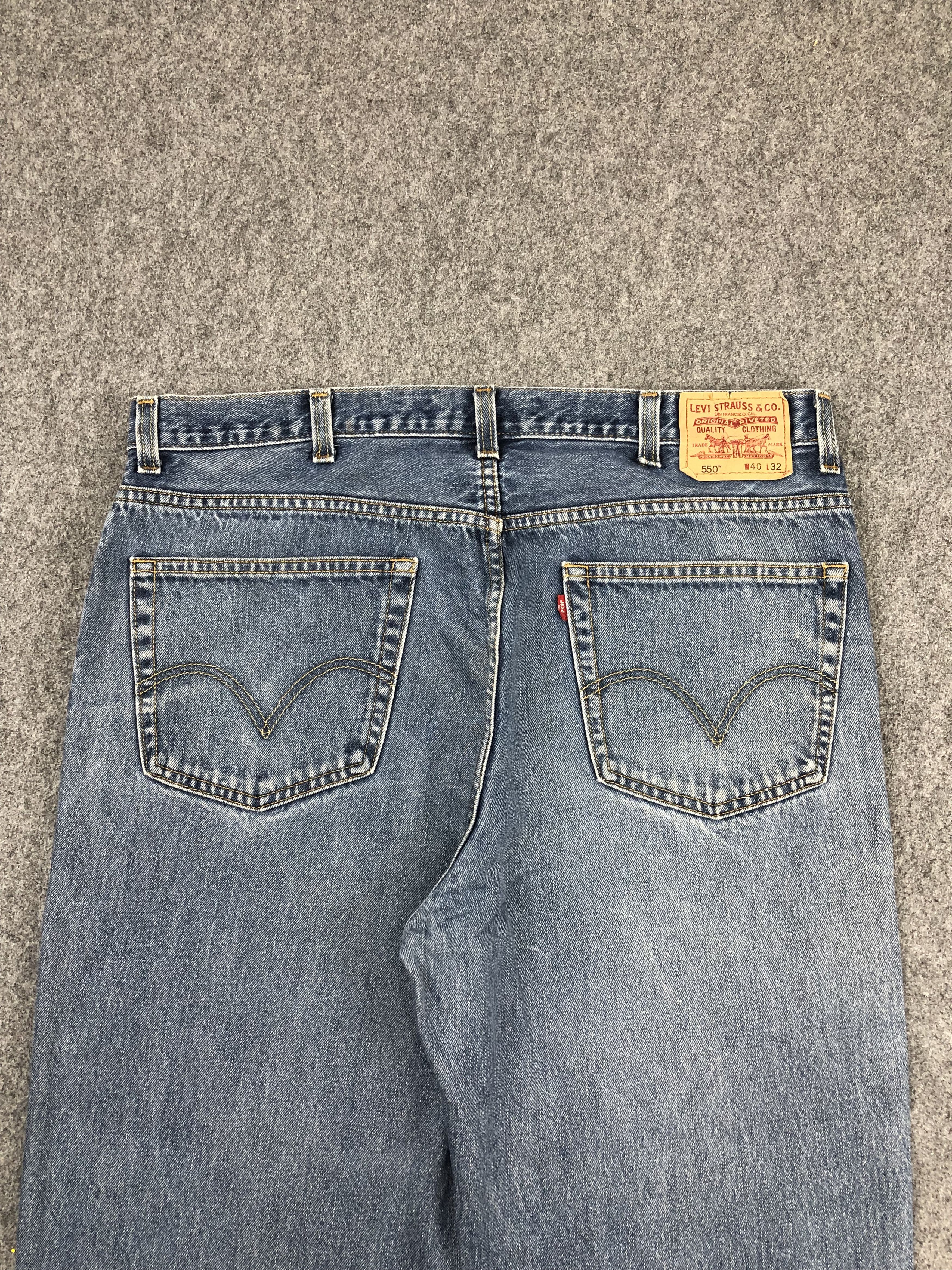 Levi's Vintage Levis 550 Faded Blue Jeans DPP0239 Size US 39 - 7 Thumbnail