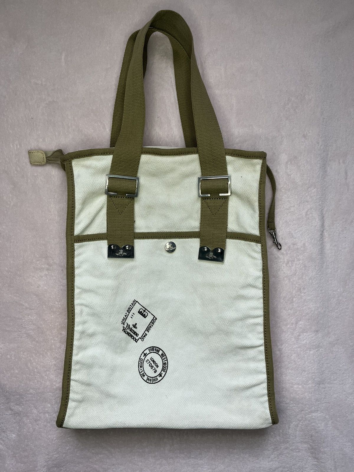 Designer × Vintage × Vivienne Westwood Vivienne Westwood Canvas Tote Bag Size ONE SIZE - 7 Thumbnail