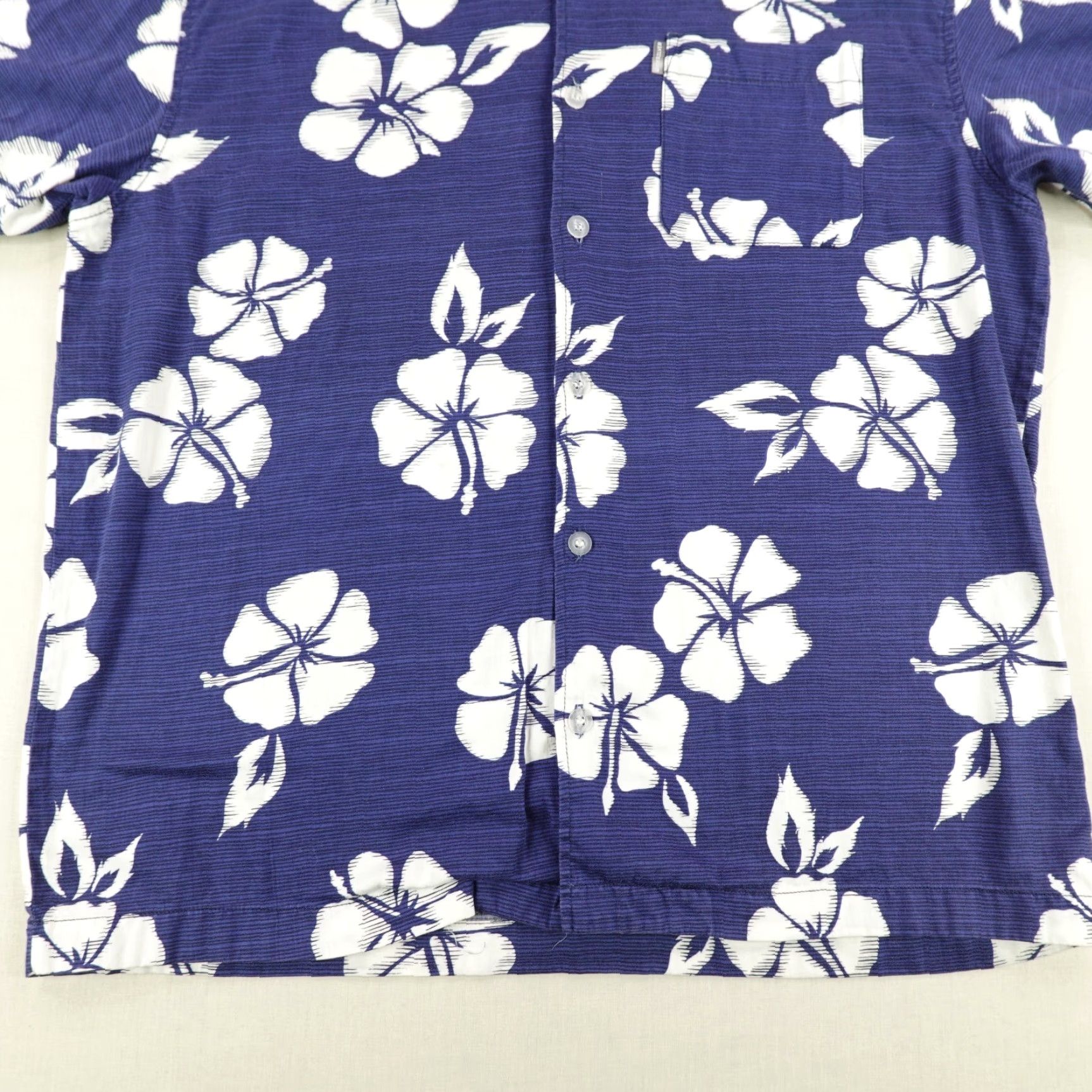 Quiksilver VINTAGE Quiksilver Shirt Mens Medium Blue Hawaiian Floral Button Up Surf Y2K Size US M / EU 48-50 / 2 - 5 Thumbnail