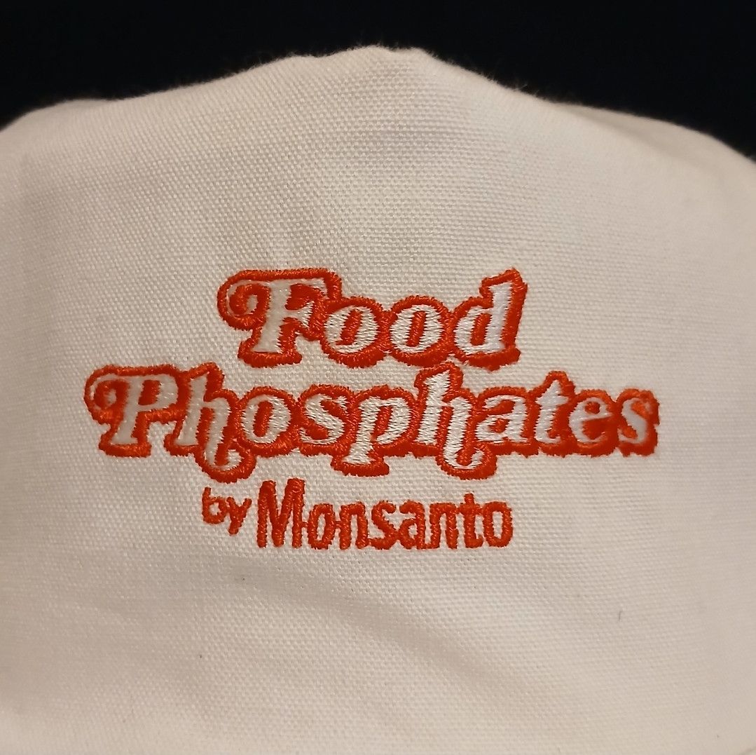 Vintage Vtg DS 70s 80s Food Phosphates Monsanto Snapback Dirtbag Hat Size ONE SIZE - 2 Thumbnail