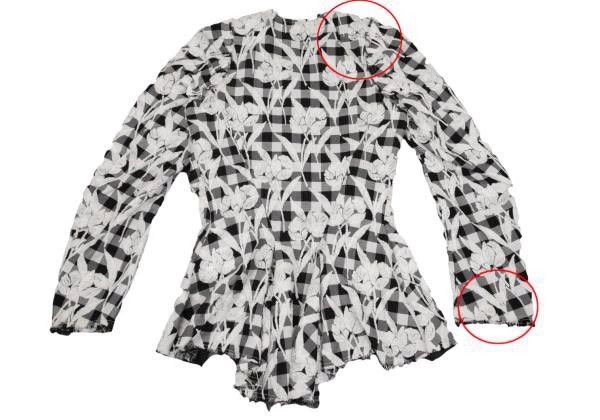 Comme des Garcons Comme des Garcons Black retro plaid flower coat Size M / US 6-8 / IT 42-44 - 2 Thumbnail