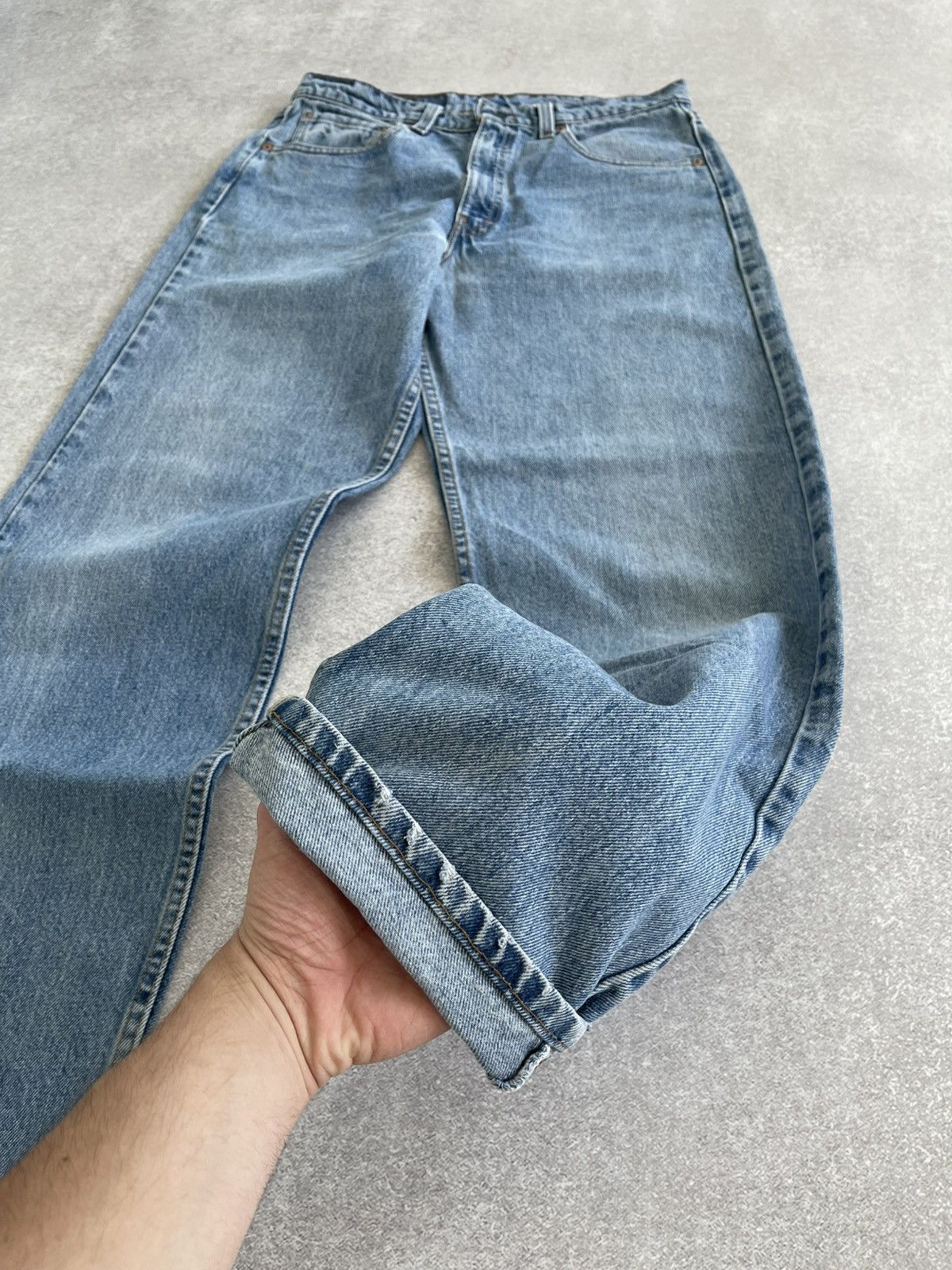 Levi's Vintage '97 Levi's 550 Made In USA Relaxed Loose Jeans Size US 32 / EU 48 - 6 Thumbnail