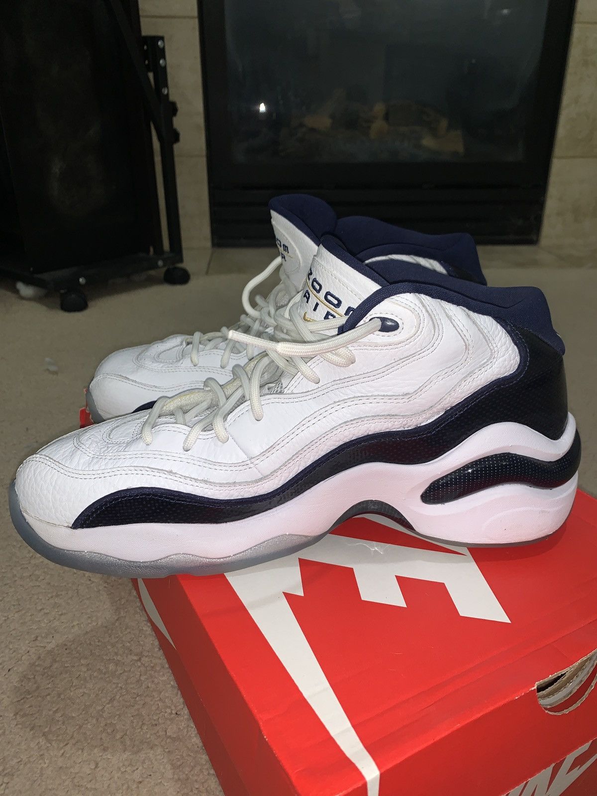 Nike Air Zoom Flight 96 Olympic Penny Hardaway Size US 11 / EU 44 - 7 Thumbnail