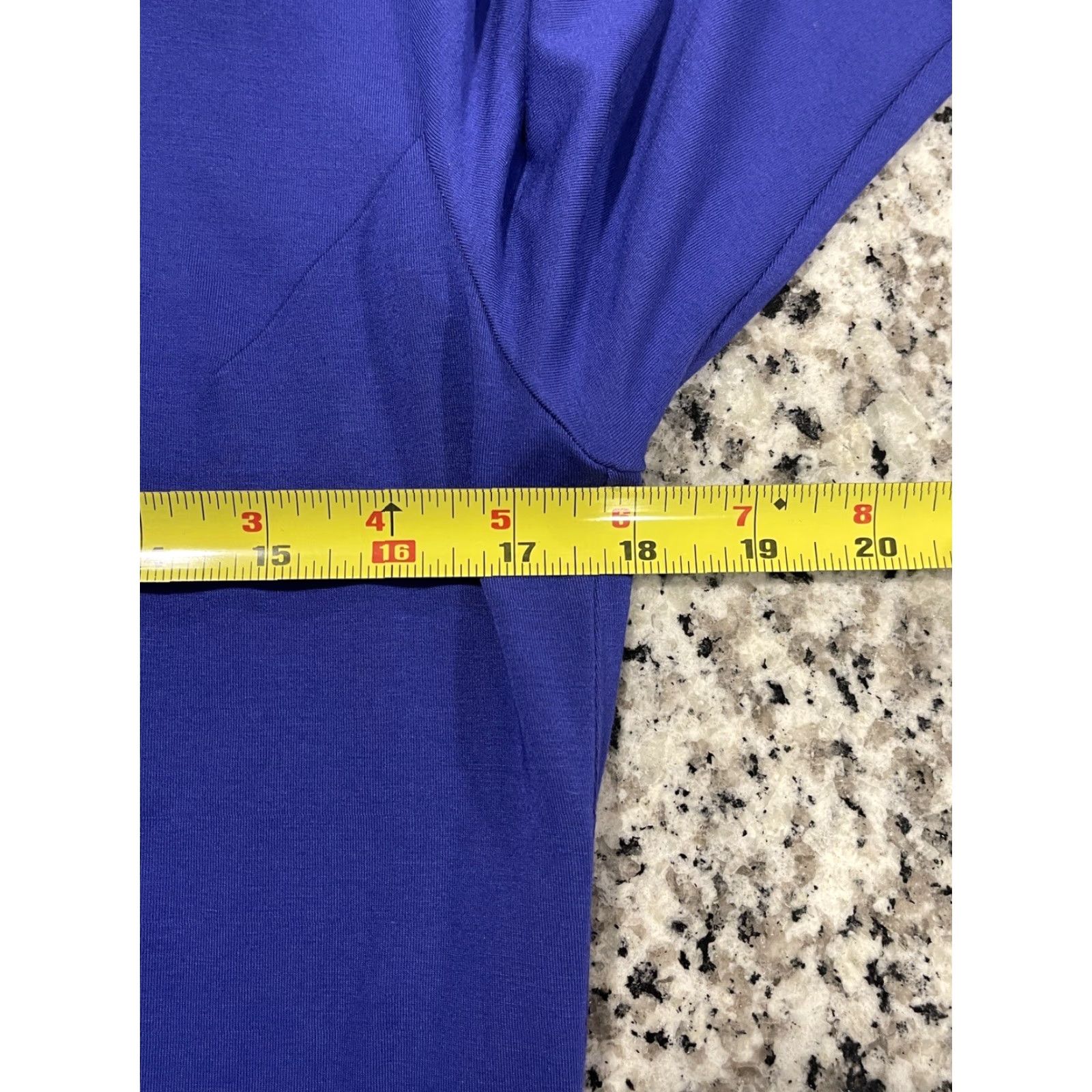 Diane von Furstenberg Diane von Furstenberg Blue Raquel Viscose Jersey Midi Dress L Womens 3/4 Sleeve Knee Length Size L / US 10 / IT 46 - 4 Thumbnail