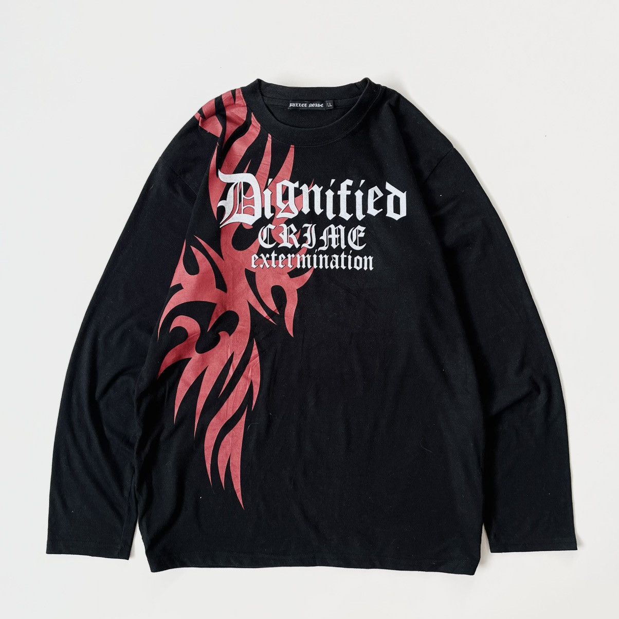 Japanese Brand Bullet Noise Longsleeve Tee Japan Style Size US L / EU 52-54 / 3 - 1 Thumbnail