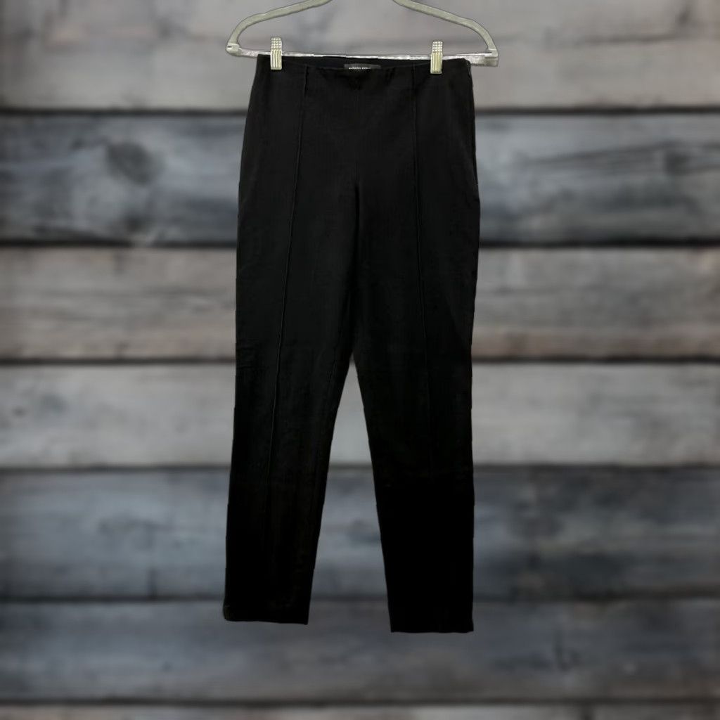Banana Republic VINTAGE Banana Republic Women's Dress Pants Slim Fit Ankle Zip Mid Rise Black Cotton Blend Workwear 2 Size 26" / US 2 / IT 38 - 1 Thumbnail