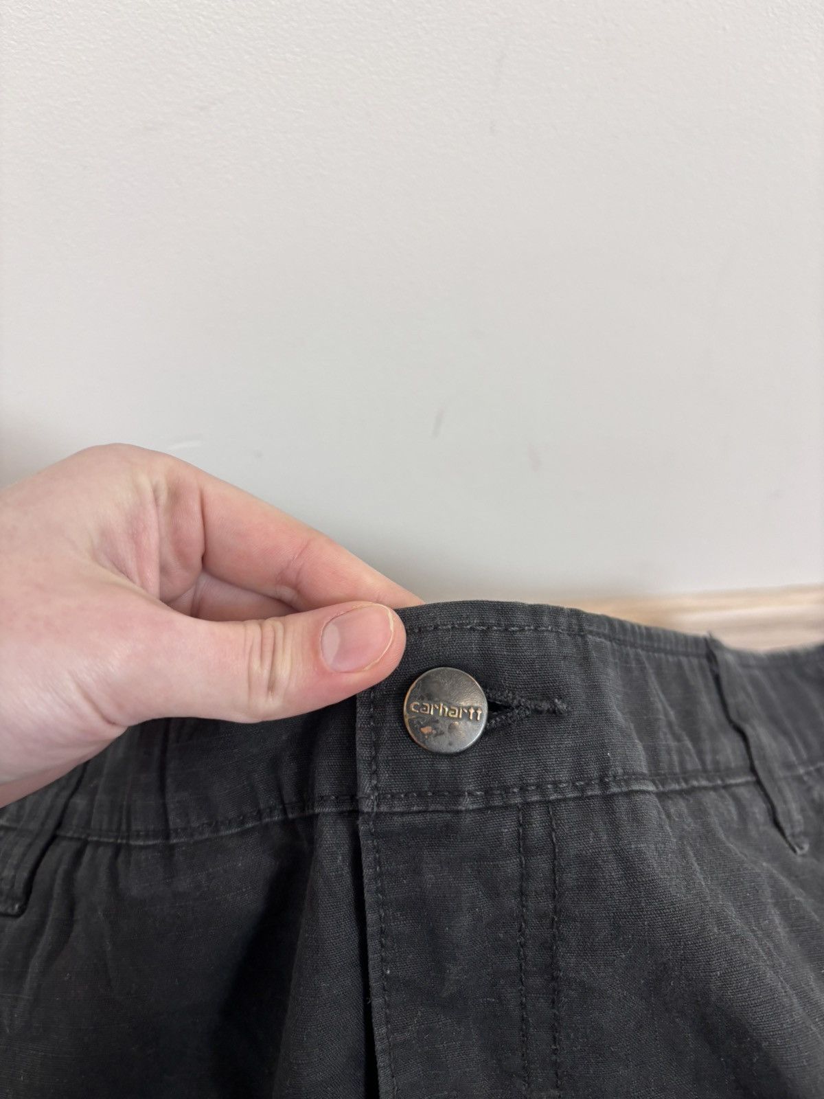 Carhartt Carhartt Rugged Flex Steel Double Knee Black Carpenter Pants Size US 36 / EU 52 - 12 Thumbnail