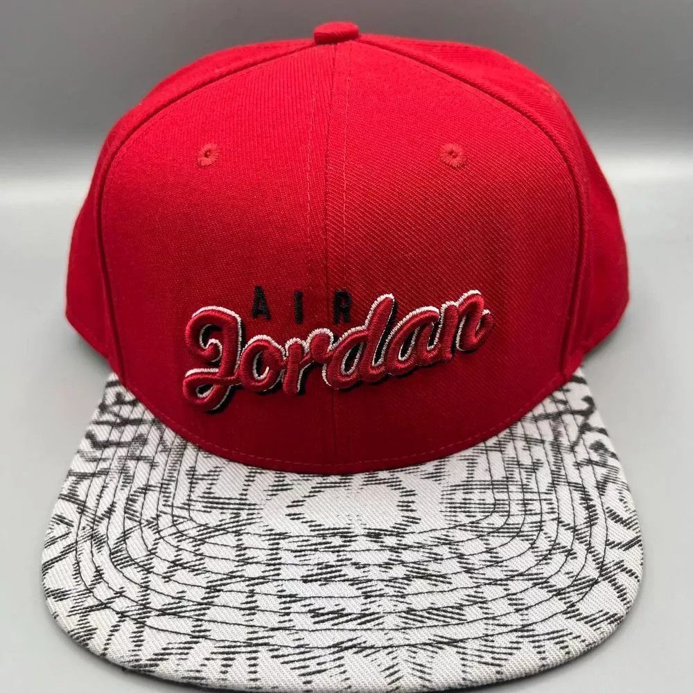 Jordan Brand Air Jordan Hat Men Red Cement Elephant Jumpman Snap Back Cap Size ONE SIZE - 1 Thumbnail