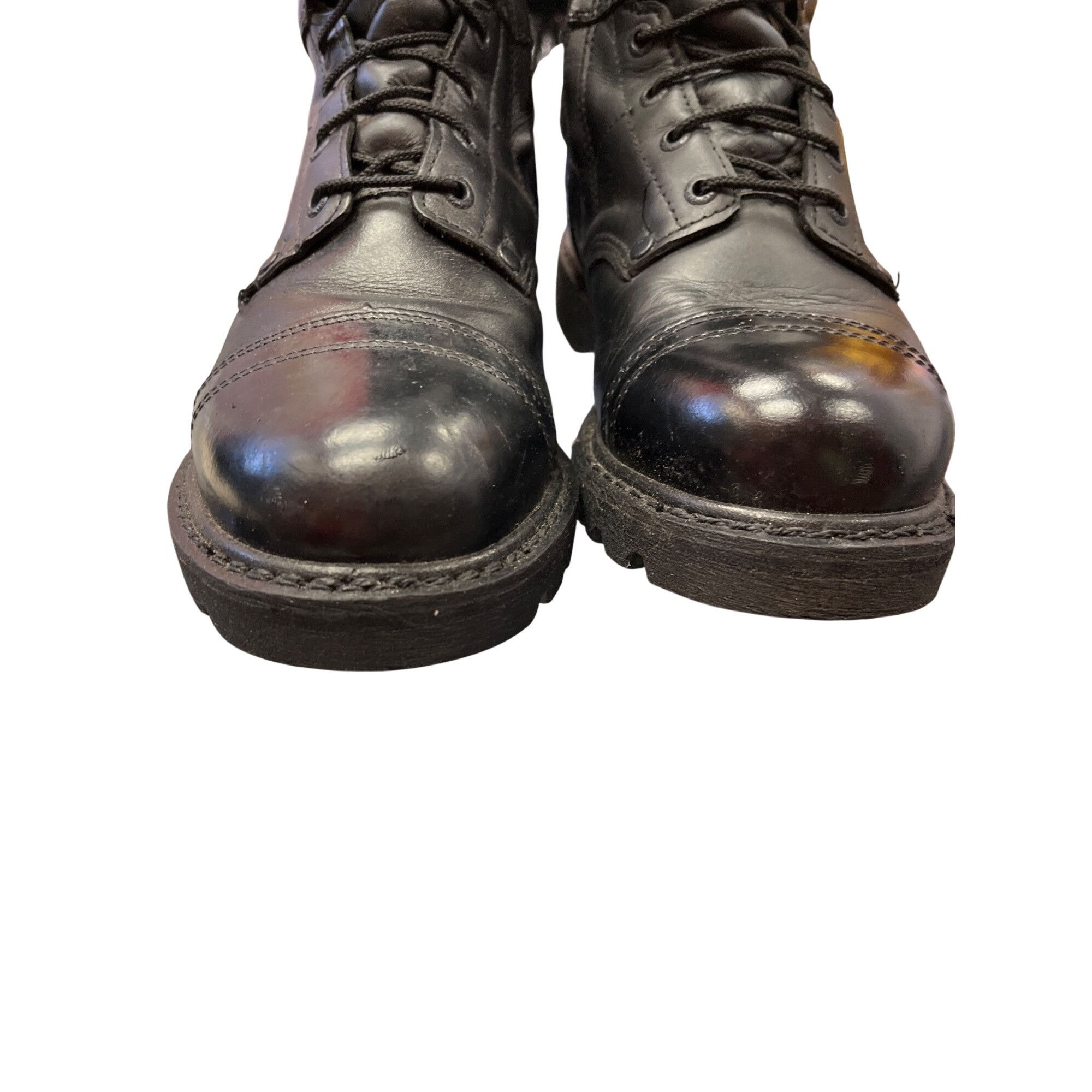 Other Rocky 2090 mens black leather mid calf moto riding para boo Size US 10 / EU 43 - 17 Thumbnail