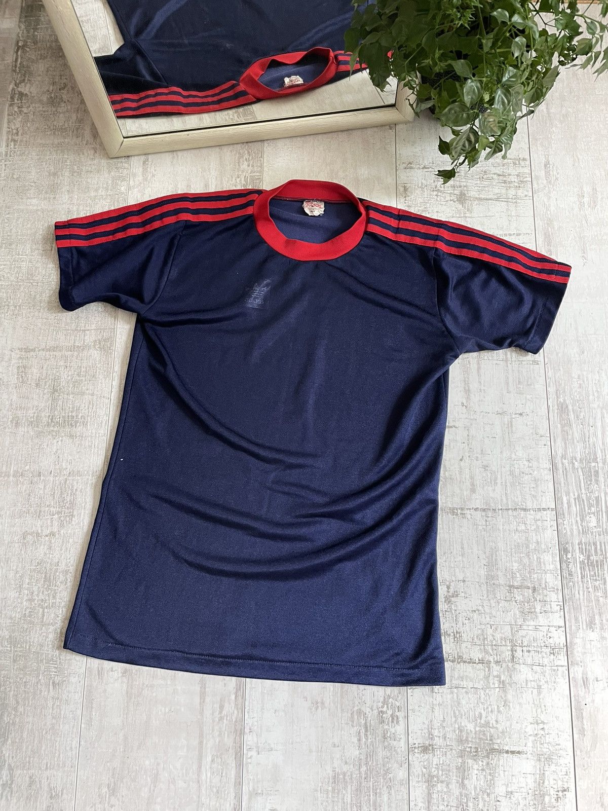Adidas Vintage Adidas 80’s Made In Germany T-Shirt Size US M / EU 48-50 / 2 - 1 Thumbnail