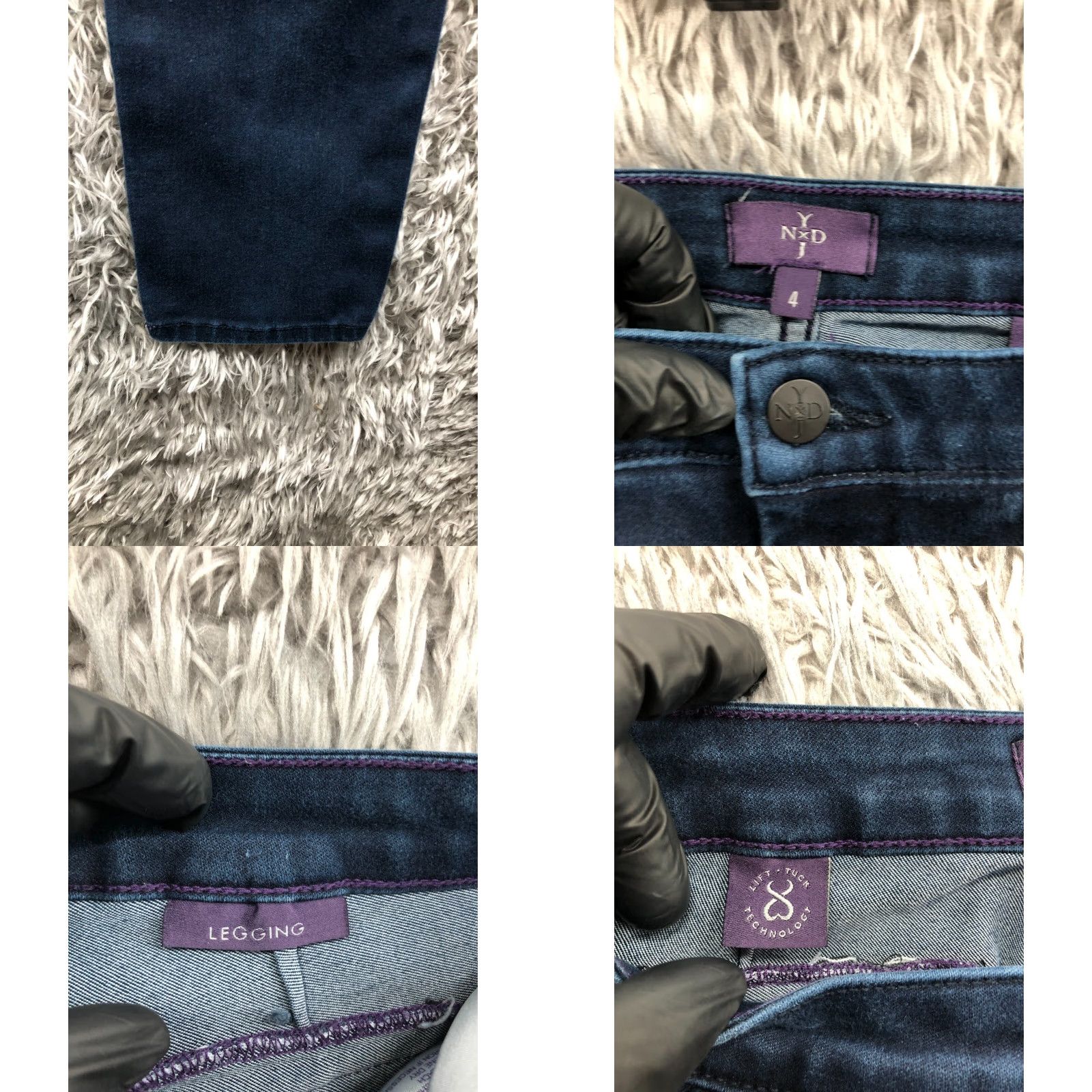 NYDJ NYDJ Jeans Legging Denim NYDJ Tummy Tuck 4 Womens Dark Blue Wash Jeans Jegging Classic Modern 5-Pocket Comfort Pocket Womens Size 27" / US 4 / IT 40 - 8 Thumbnail