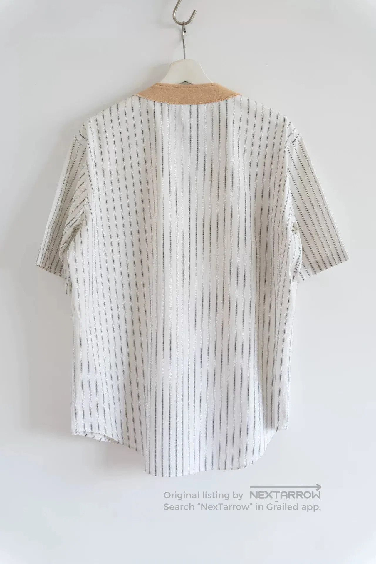 Yohji Yamamoto Yohji Yamamoto Baseball Zip Short Sleeve Shirt. Size US M / EU 48-50 / 2 - 2 Thumbnail