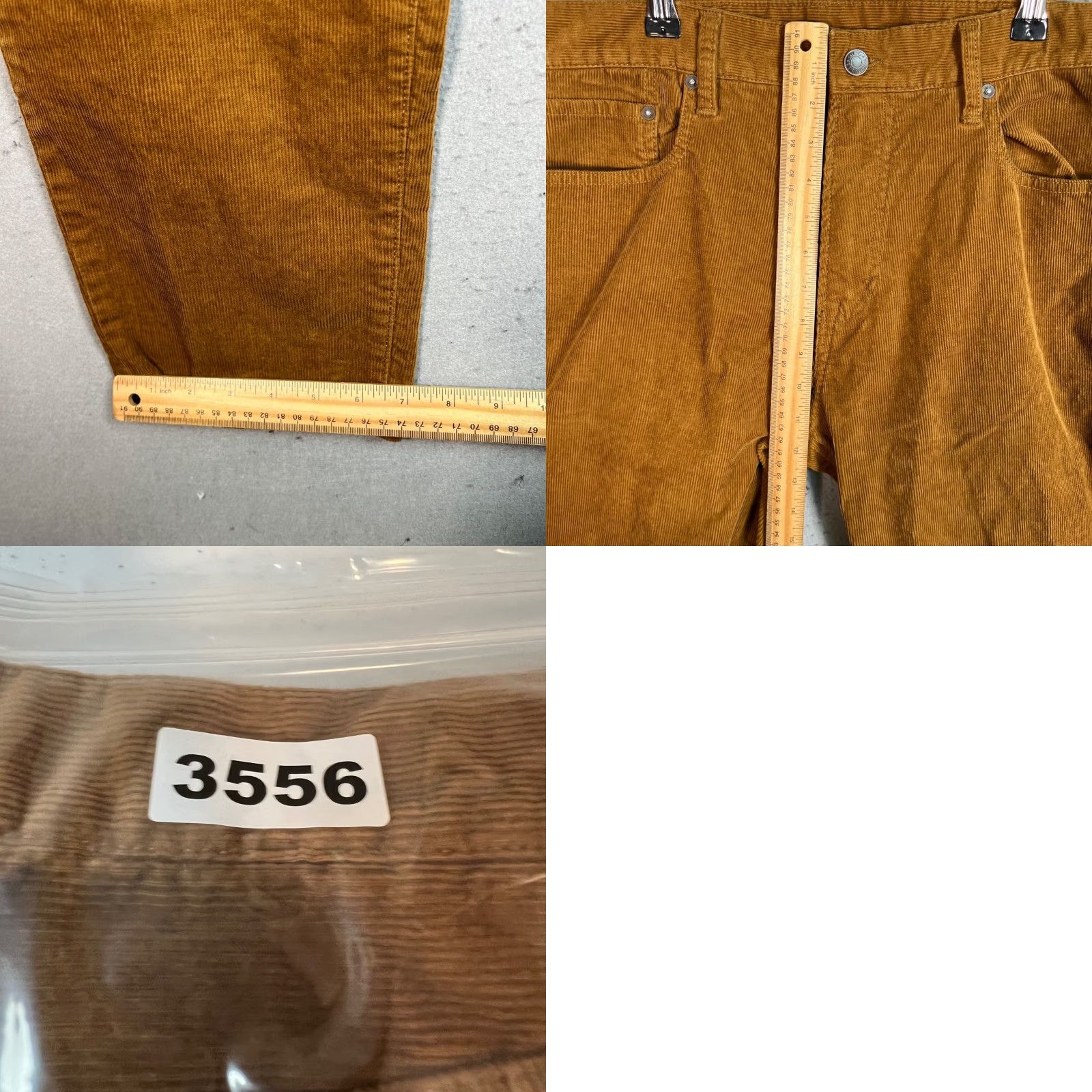 Gap Gap Mens Size 36 x 30 Slim Fit Brown Tapered Leg Corduroy Pant Shirt? Size US 36 / EU 52 - 8 Thumbnail