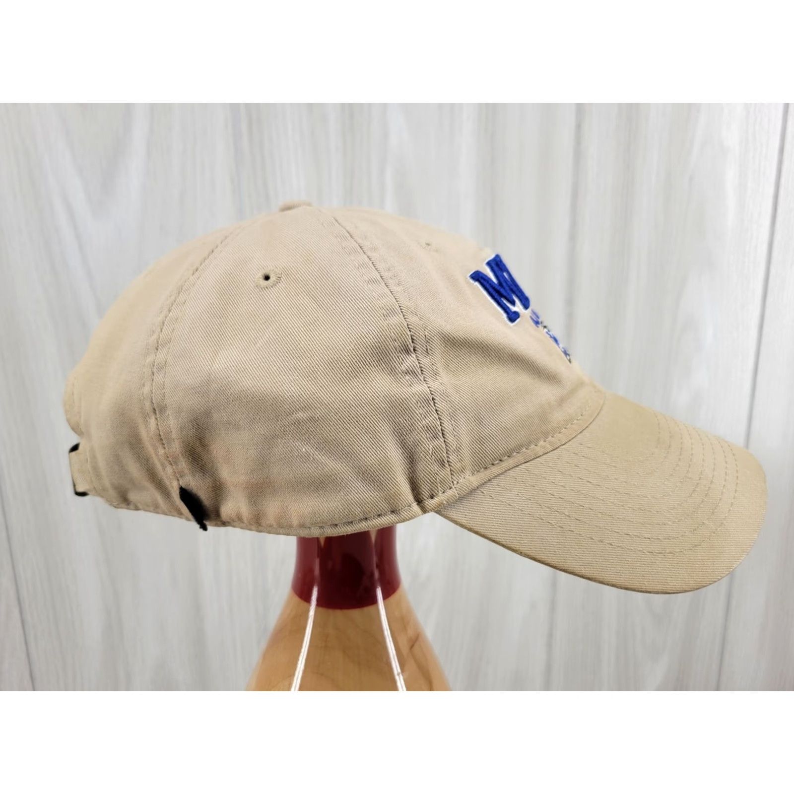 Our Legacy Legacy MTSU Raiders Distressed Tan Ball Cap Hat, Adjustable, Twill Cotton, Baseball Cap, Men, One Size Size ONE SIZE - 6 Thumbnail