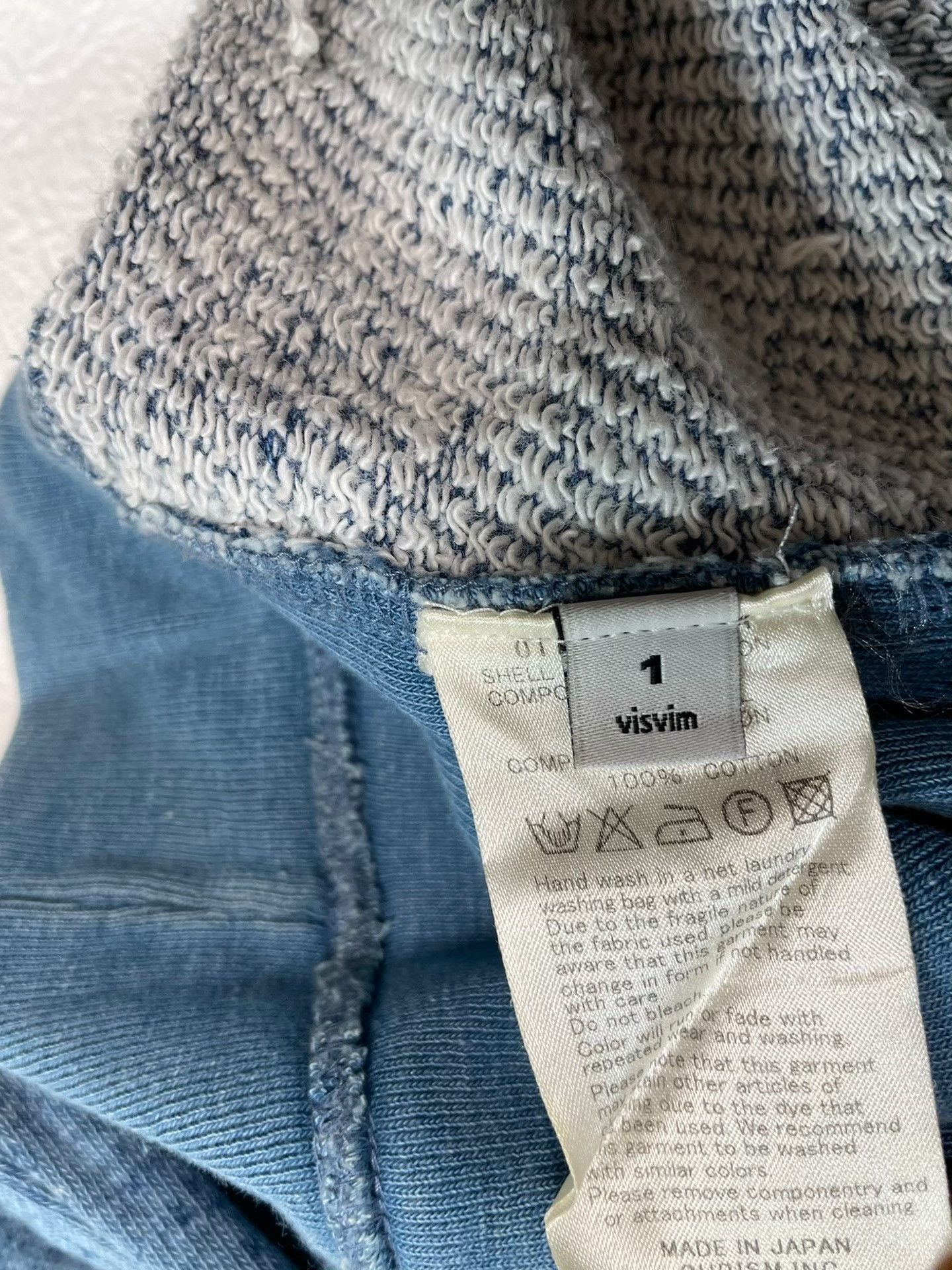 Visvim VISVIM Indigo F.Z Hoodie Size US S / EU 44-46 / 1 - 5 Thumbnail