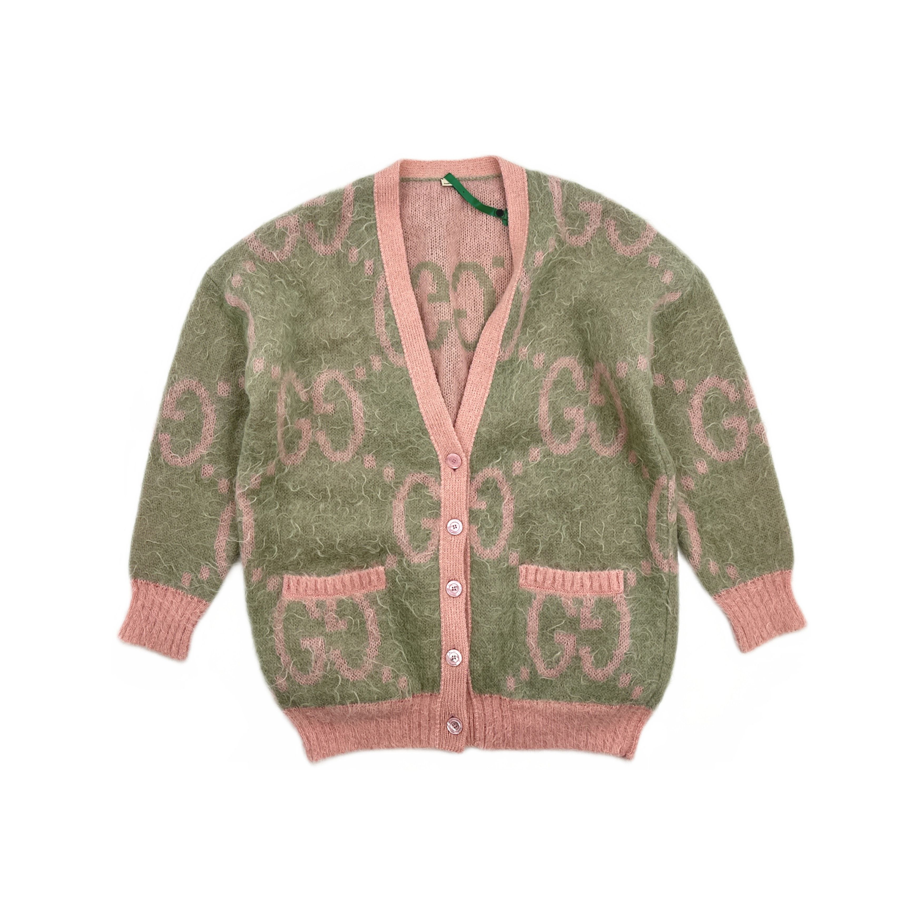 Gucci Gucci GG Mohair Cardigan Size S Size S / US 4 / IT 40 - 1 Thumbnail