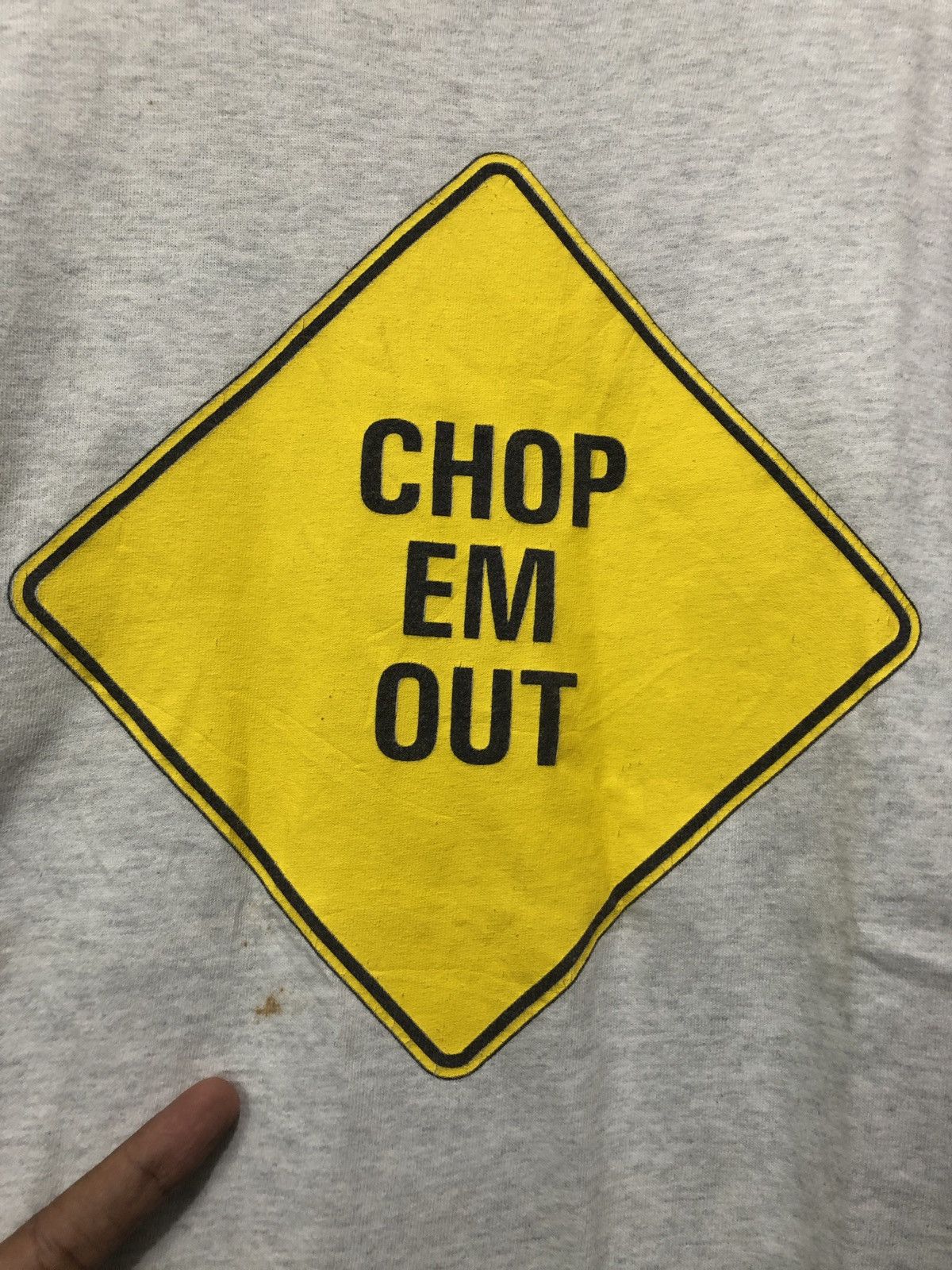 Vintage Vintage Chop Em Out 1994 T-Shirt Size US XL / EU 56 / 4 - 2 Thumbnail